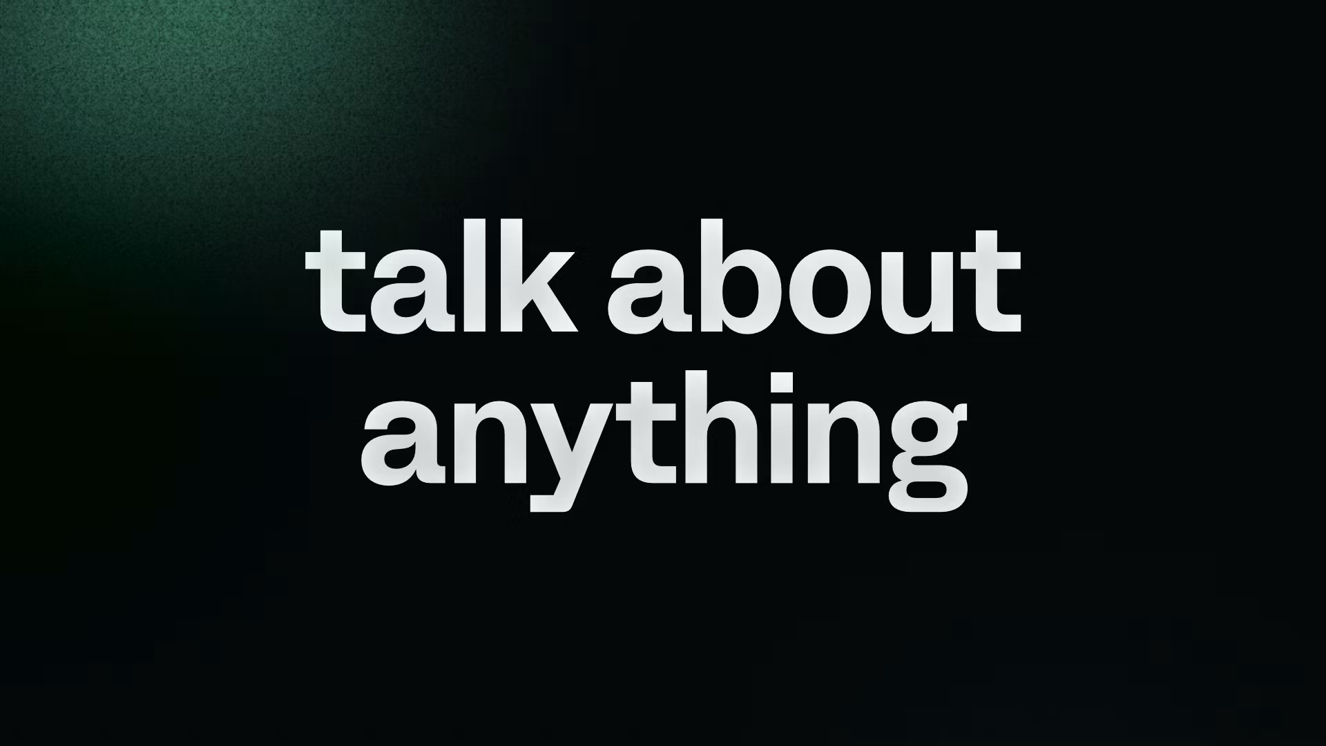 Come talk community 