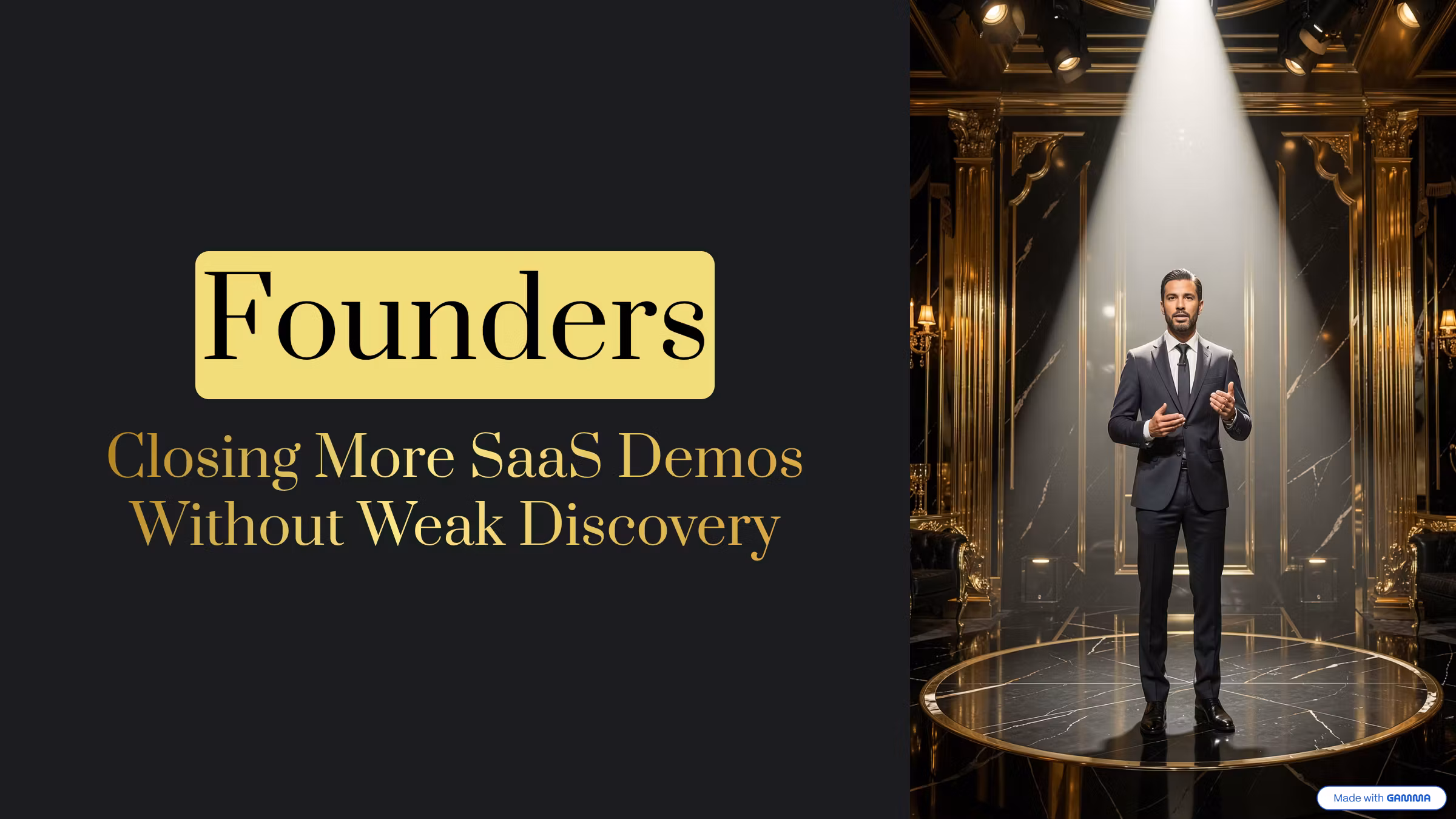 Founders Closing More SaaS Demos Without Weak Discovery