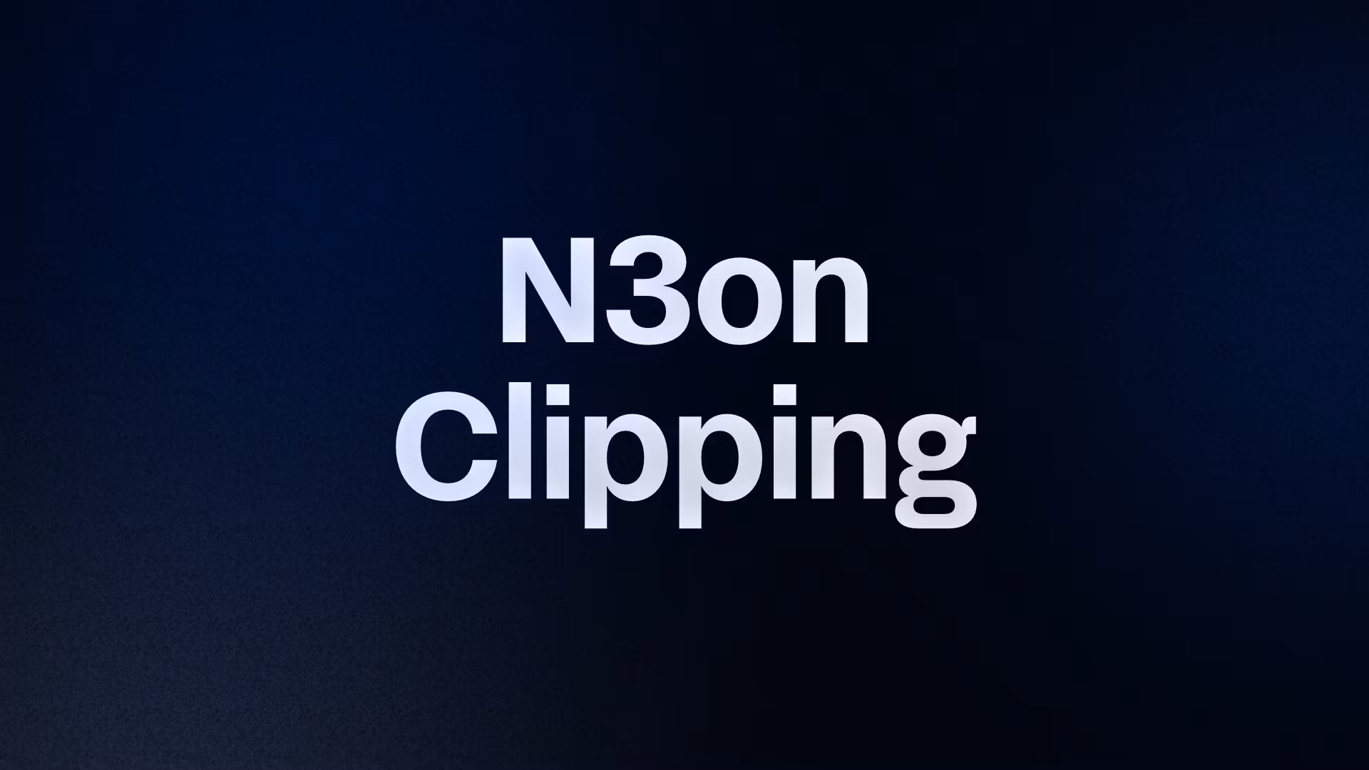 N3on Clippers