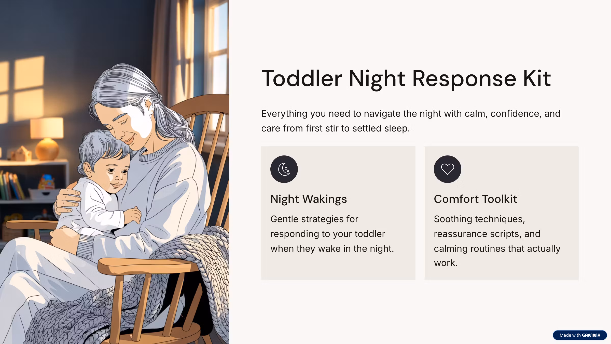 Toddler Night Response Kit