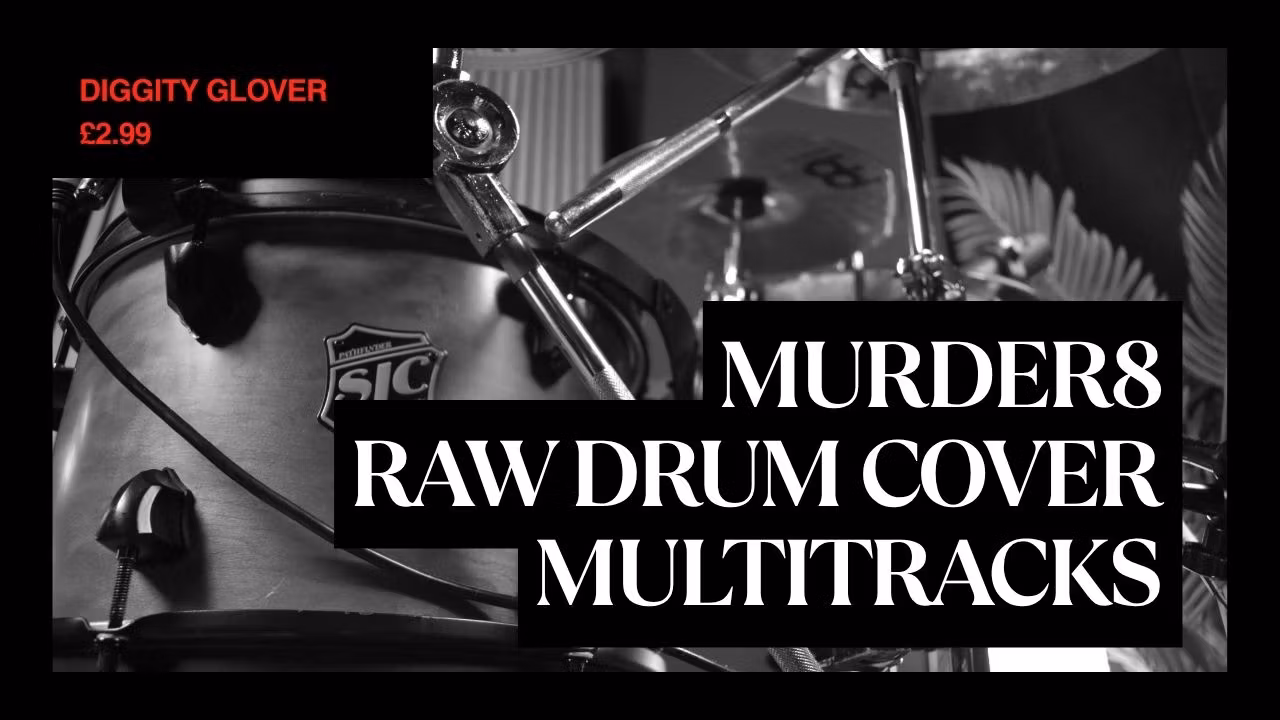 Murder8 - Bodysnatcher | Unprocesed Drum COVER Multitracks
