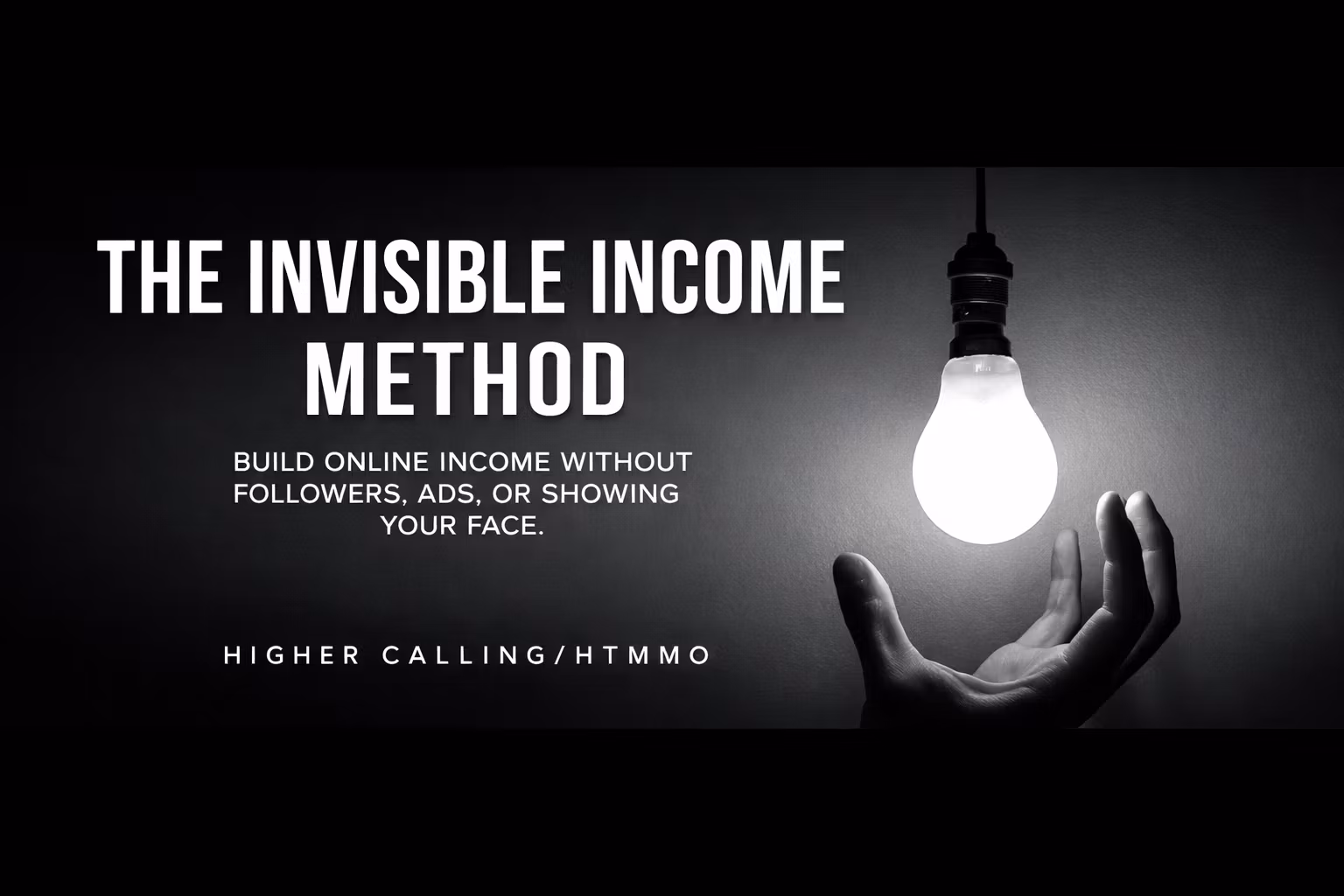 The Invible Income Engine