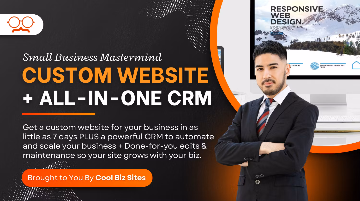 Custom Website + Powerful CRM
