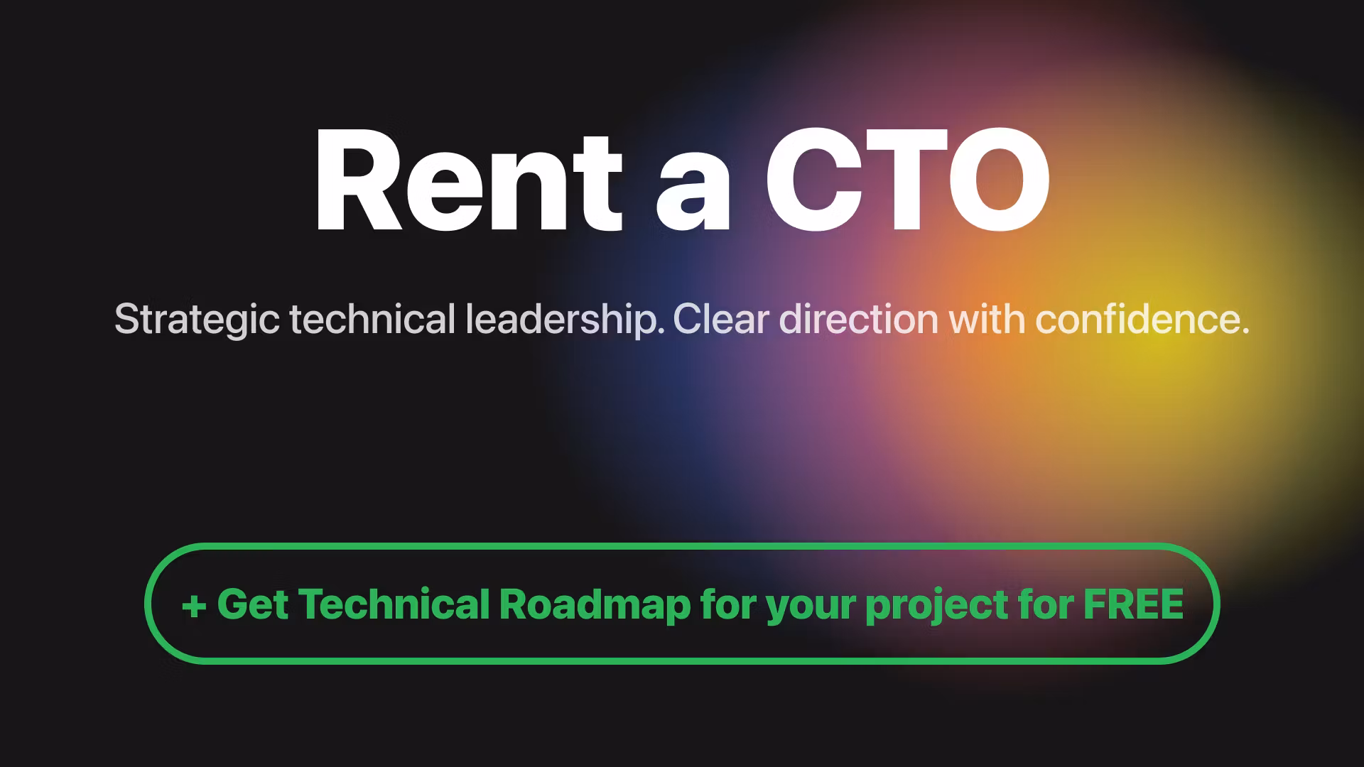 Rent a CTO for Your AI Product