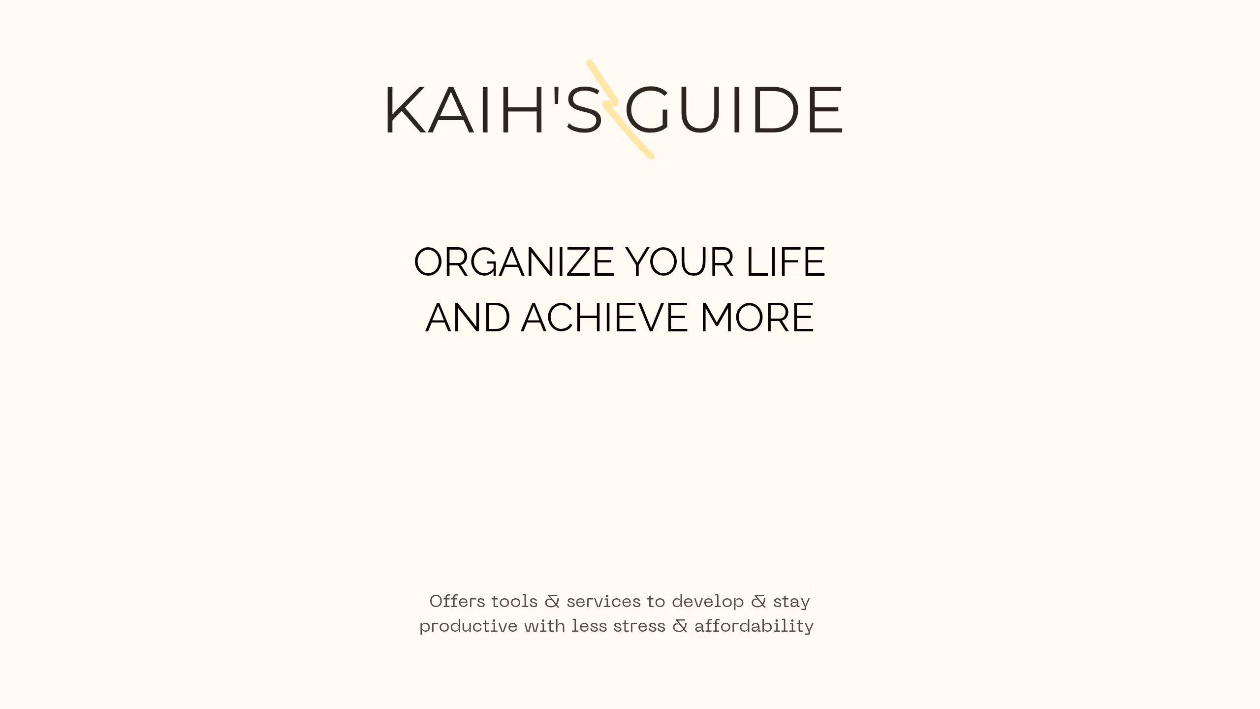 Kaih's Guide 