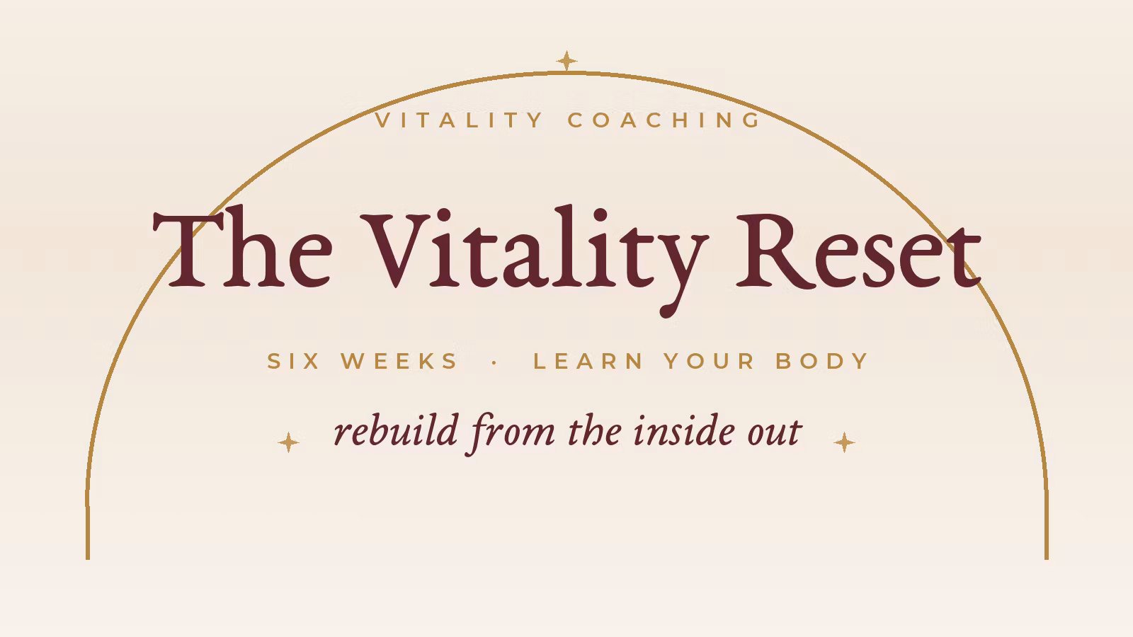 The Vitality Reset