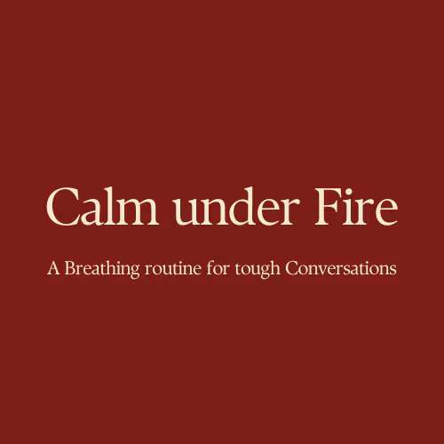 Calm under Fire