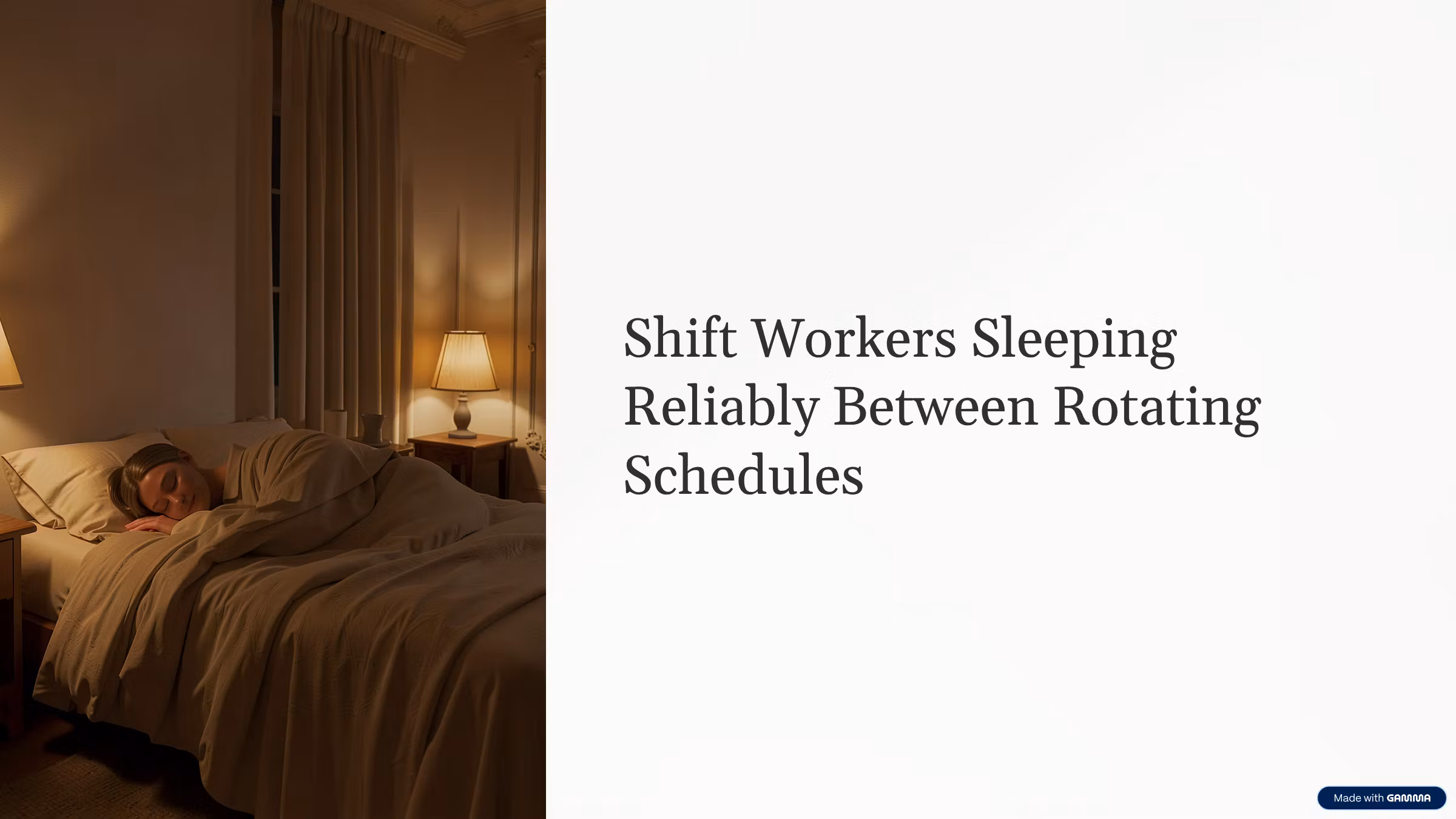 Shift Sleep Systems