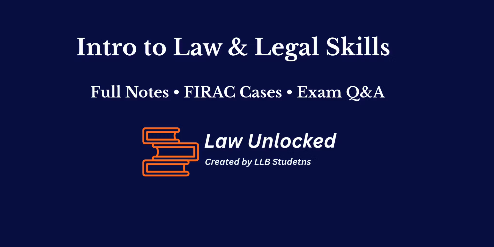 Intro To Law LLB