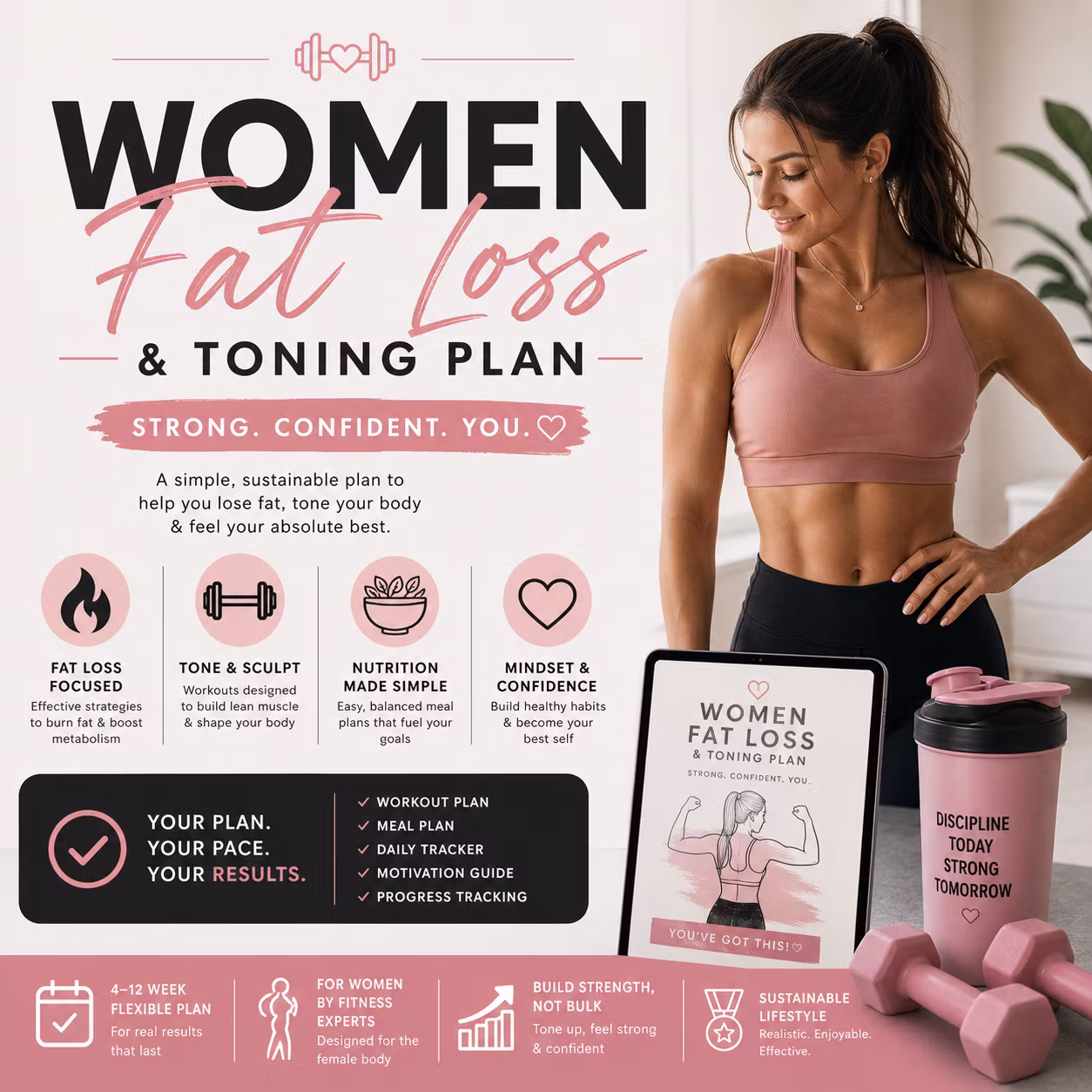 Womans Fat Loss Toning Plan