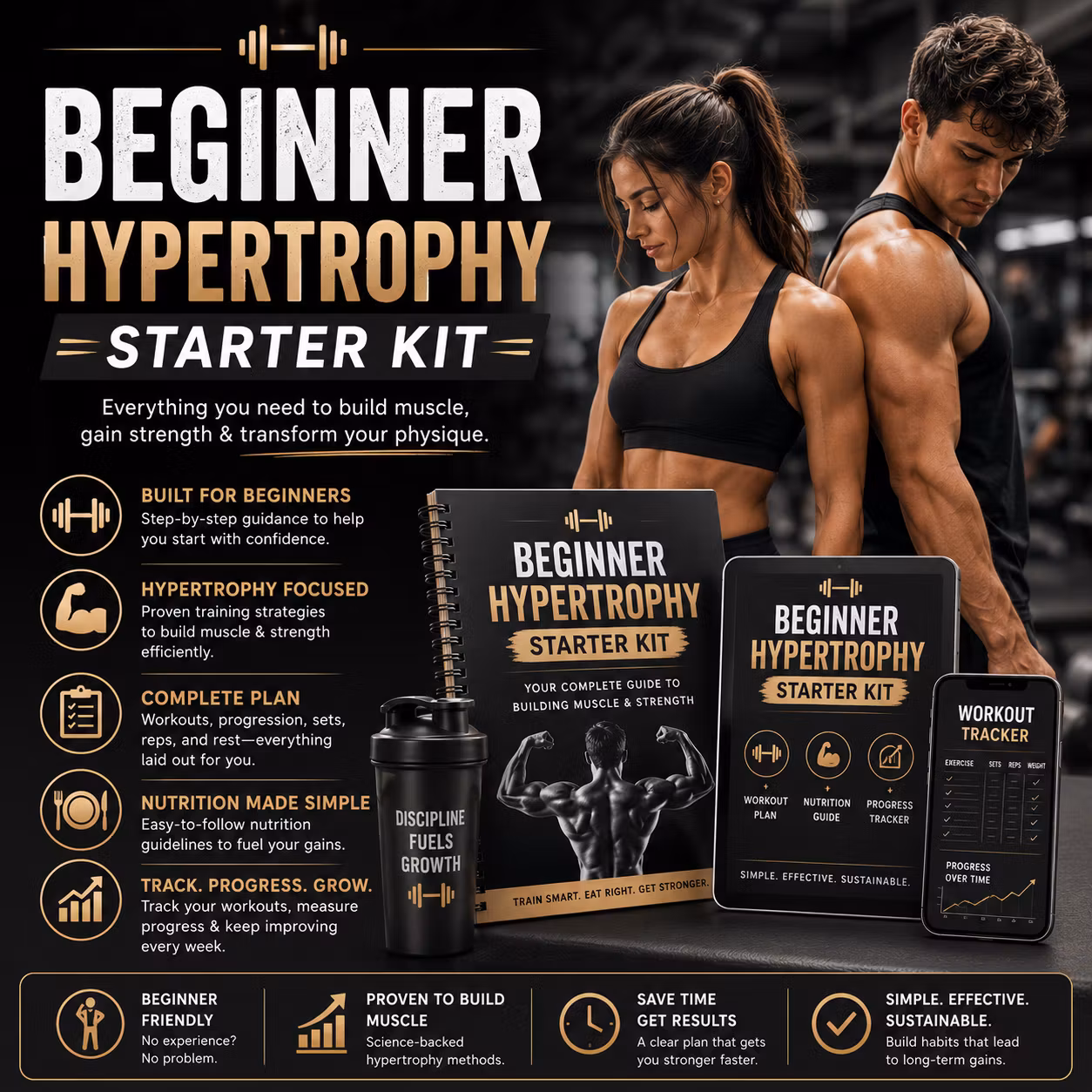 Begginer Hypertrophy Starter Kit