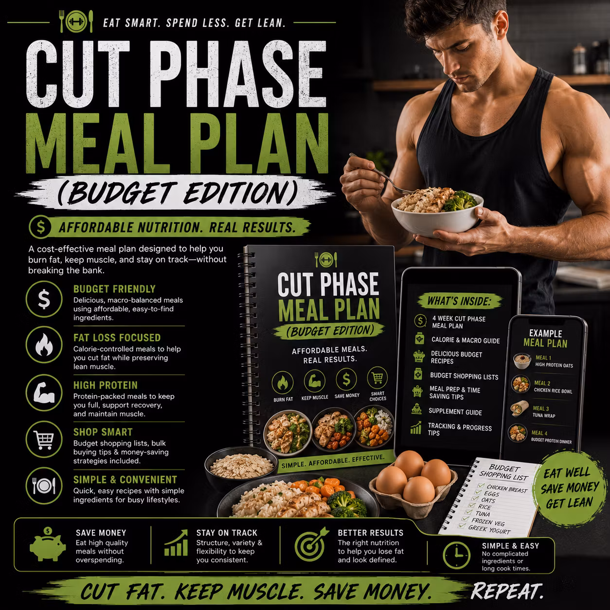 Cut Phase Budget Meal Plan