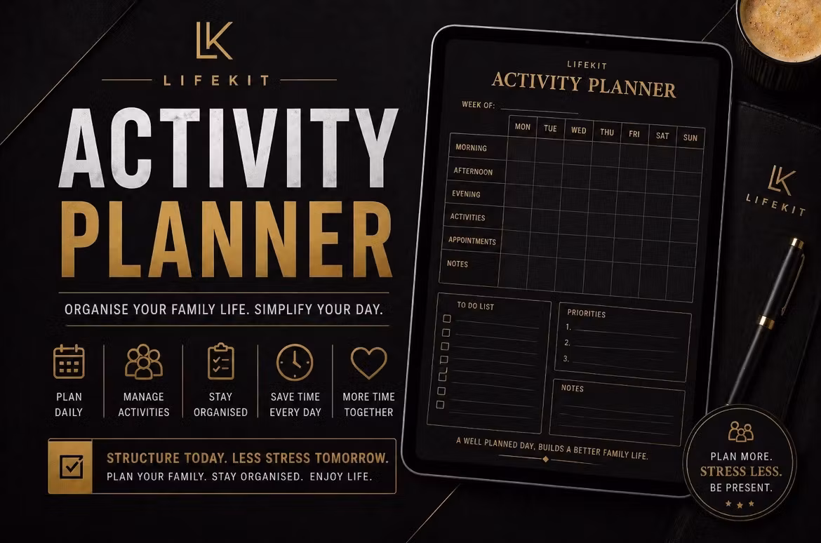 Monthly Activity Planner 
