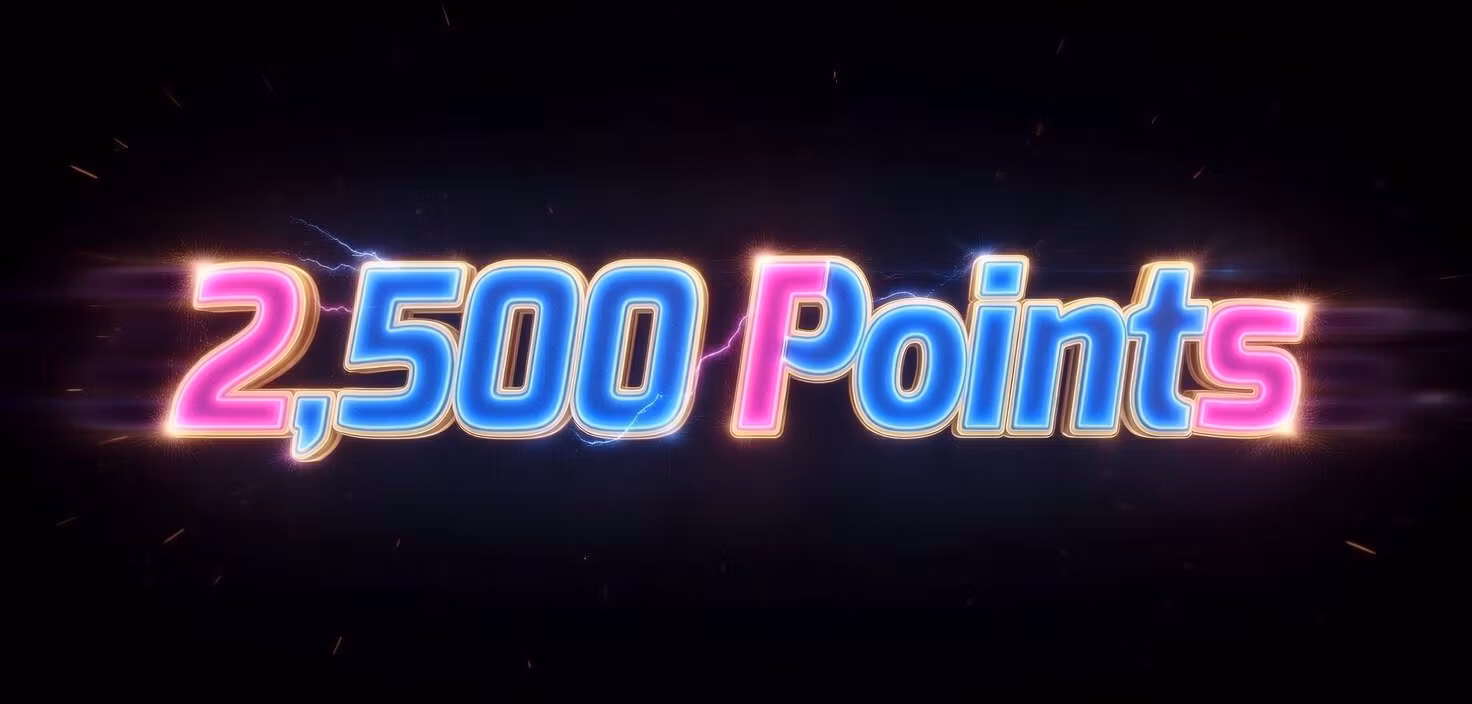 2,500 Points