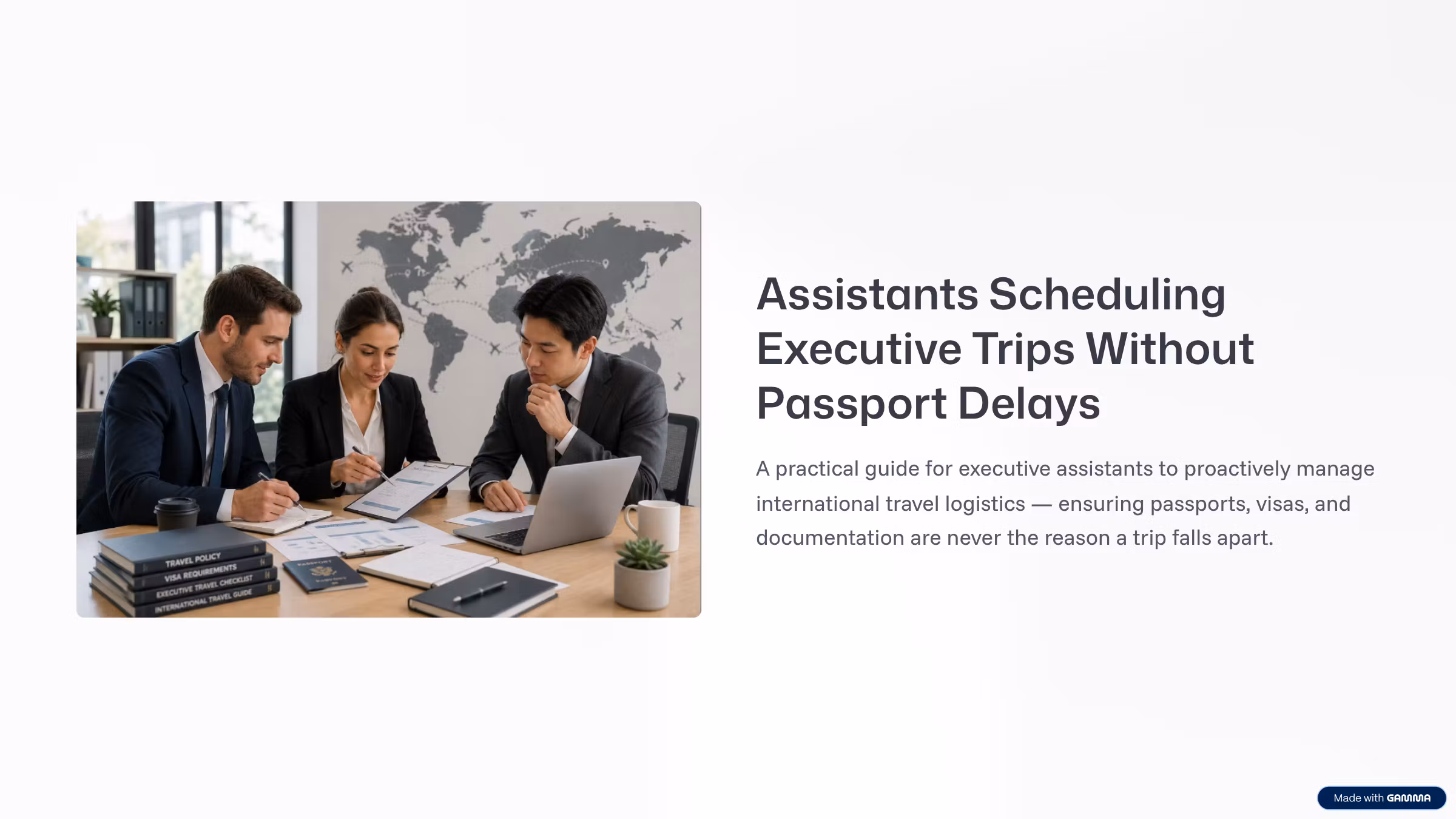 Assistant Trip Scheduler