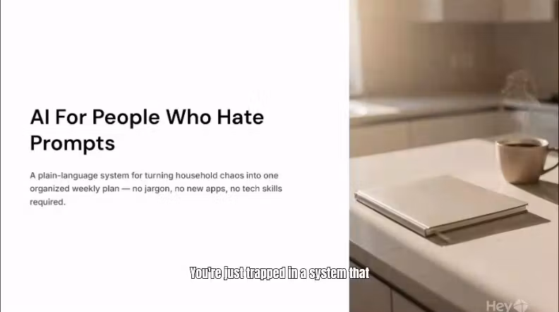 Adults Managing Household Tasks With AI Without Prompt Jargon