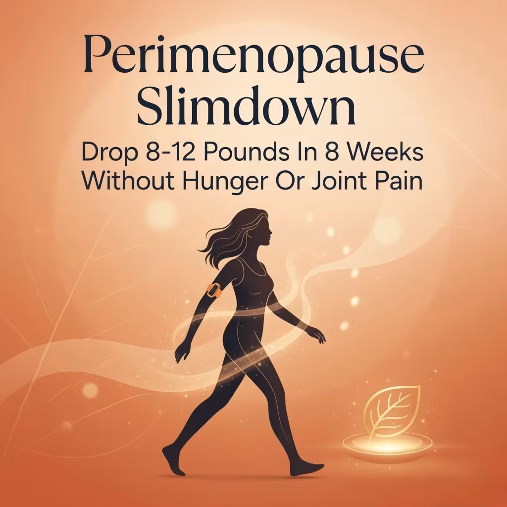 Perimenopause Slimdown: Drop 8–12 Pounds In 8 Weeks Without Hunger Or Joint Pain