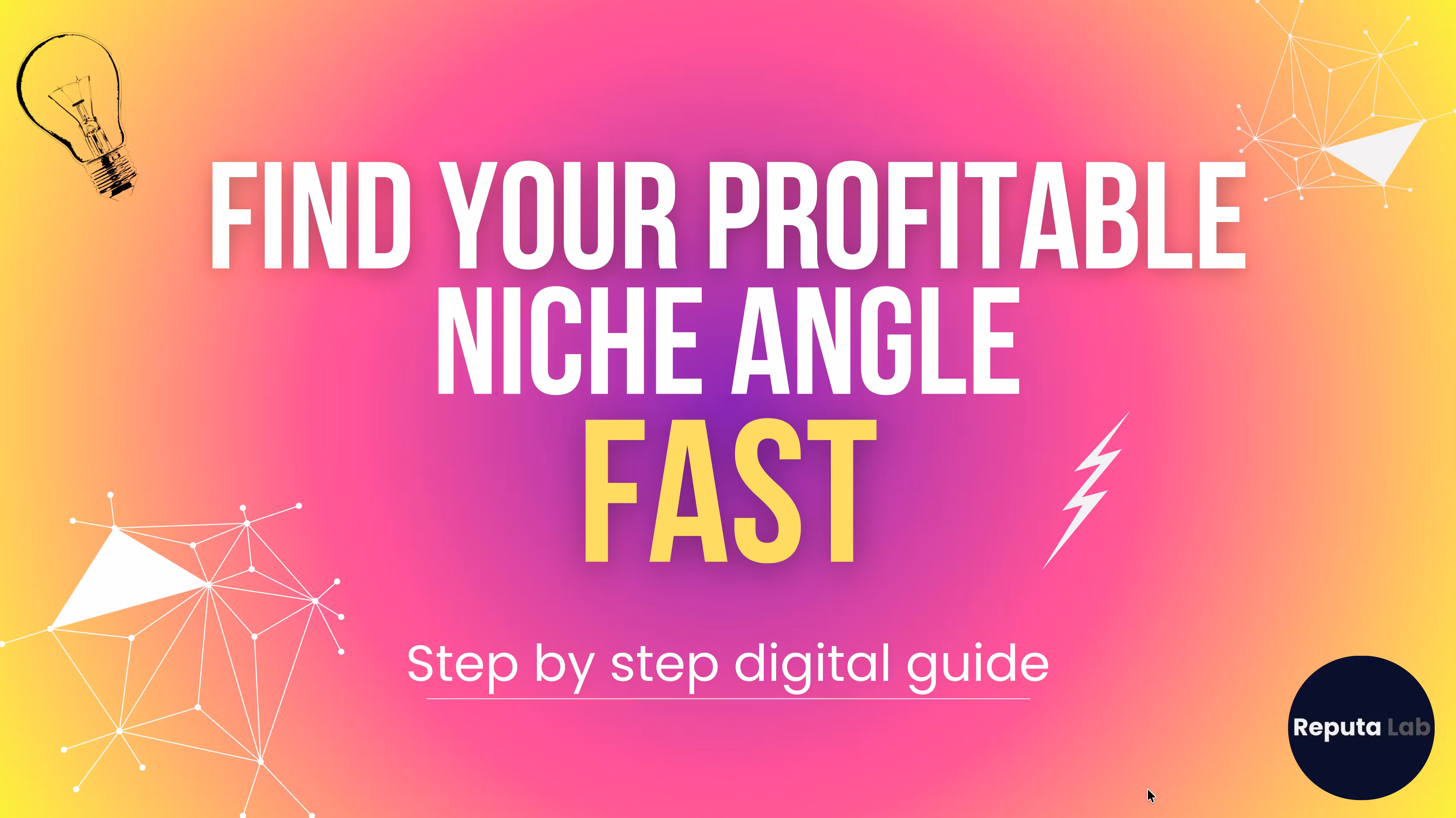 Find Your Niche Angle Fast