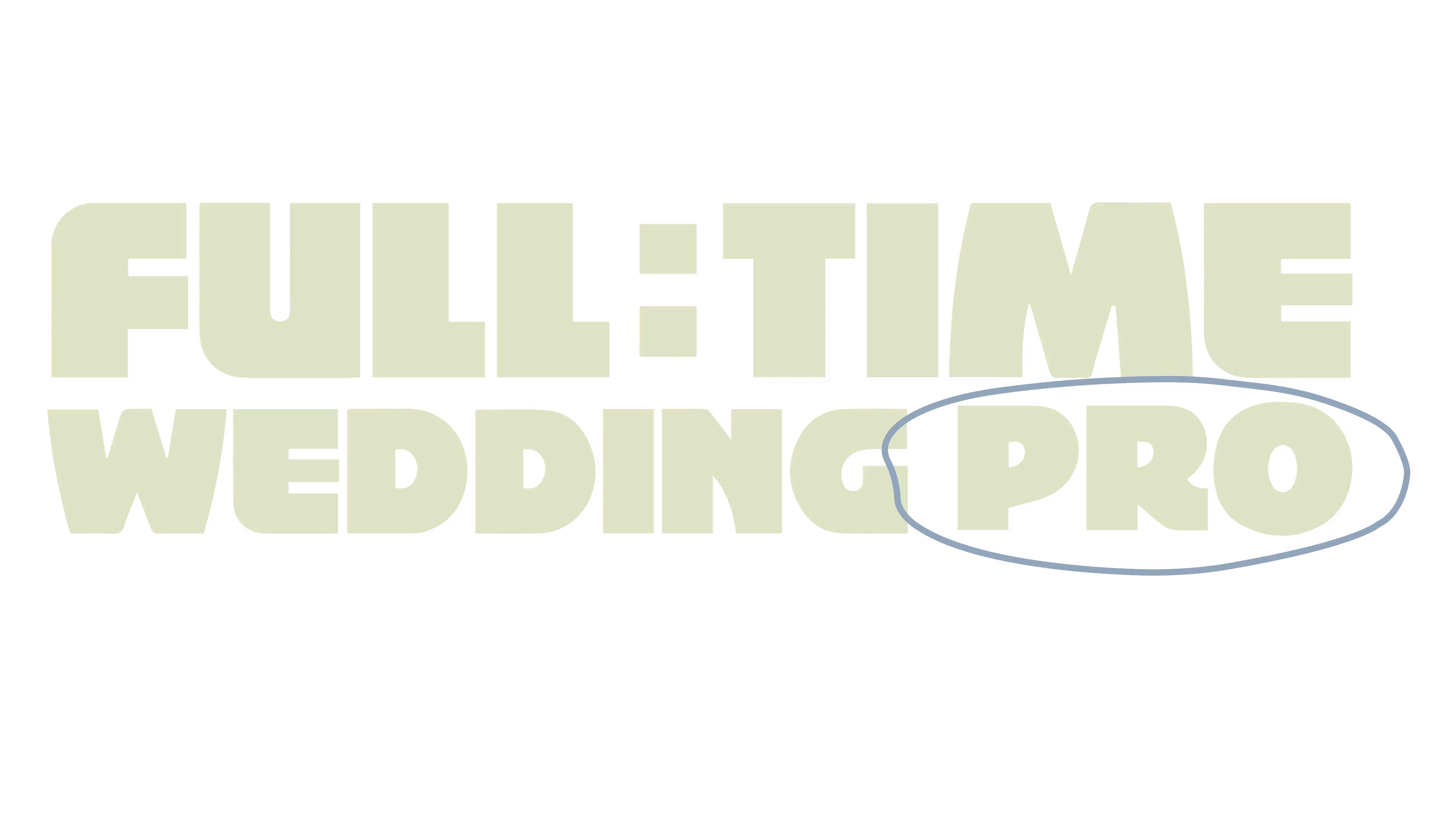 Full Time Wedding Pro