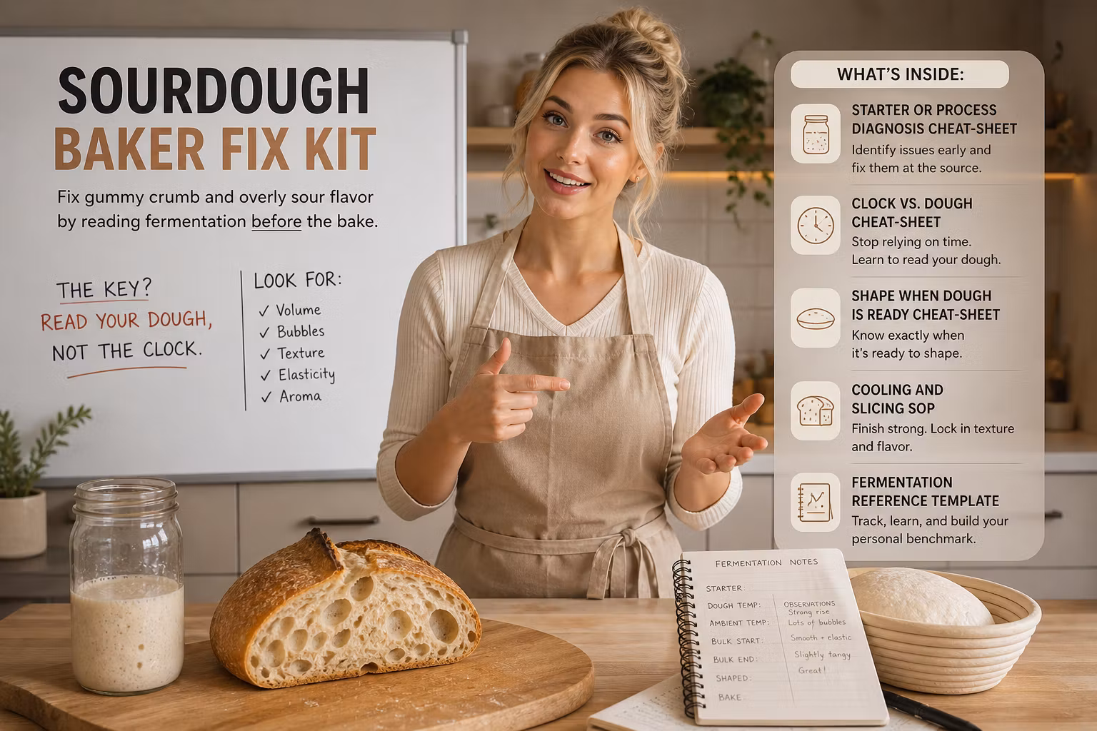 Sourdough Fermentation Cheat Sheet