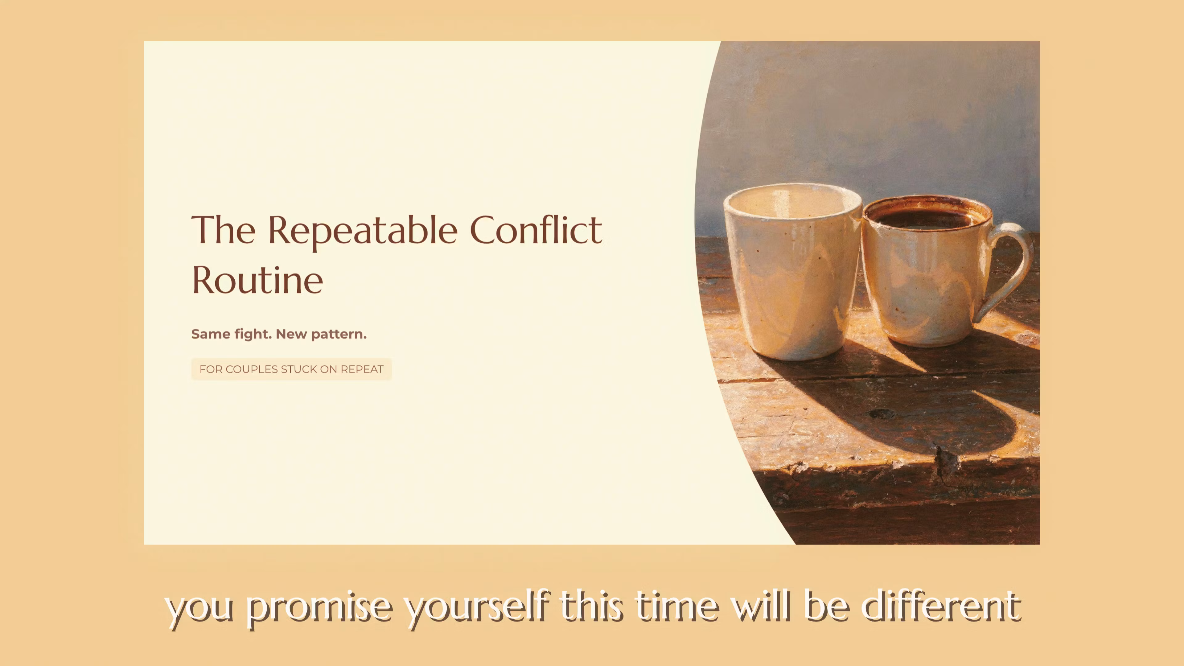 Repeatable Conflict Routine