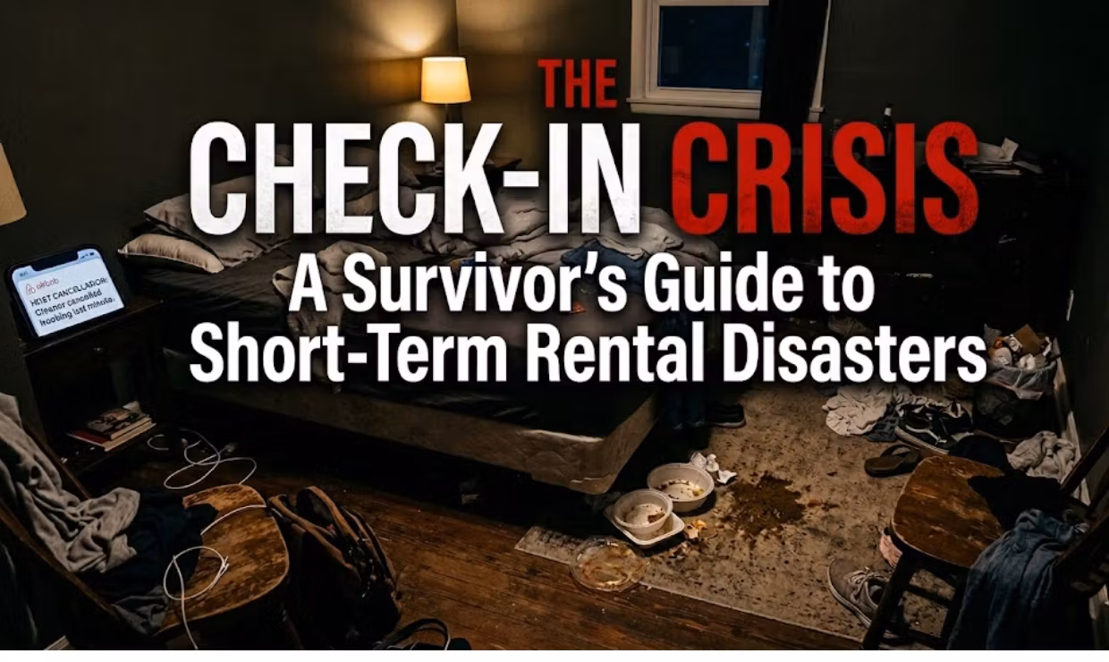 How to Handle Airbnb Cleaner emergencies (Without losing your Mind)