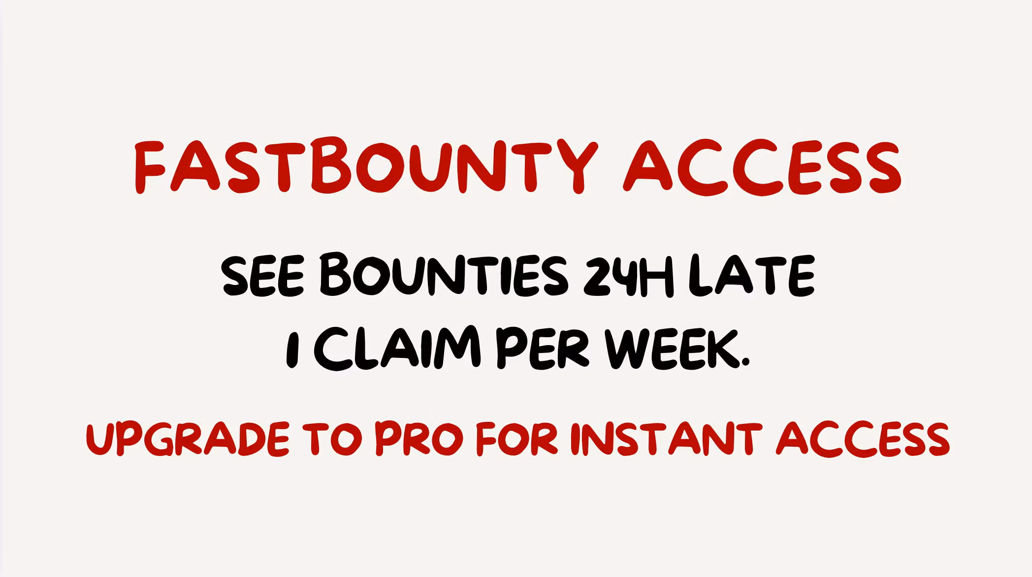 FastBounty Access