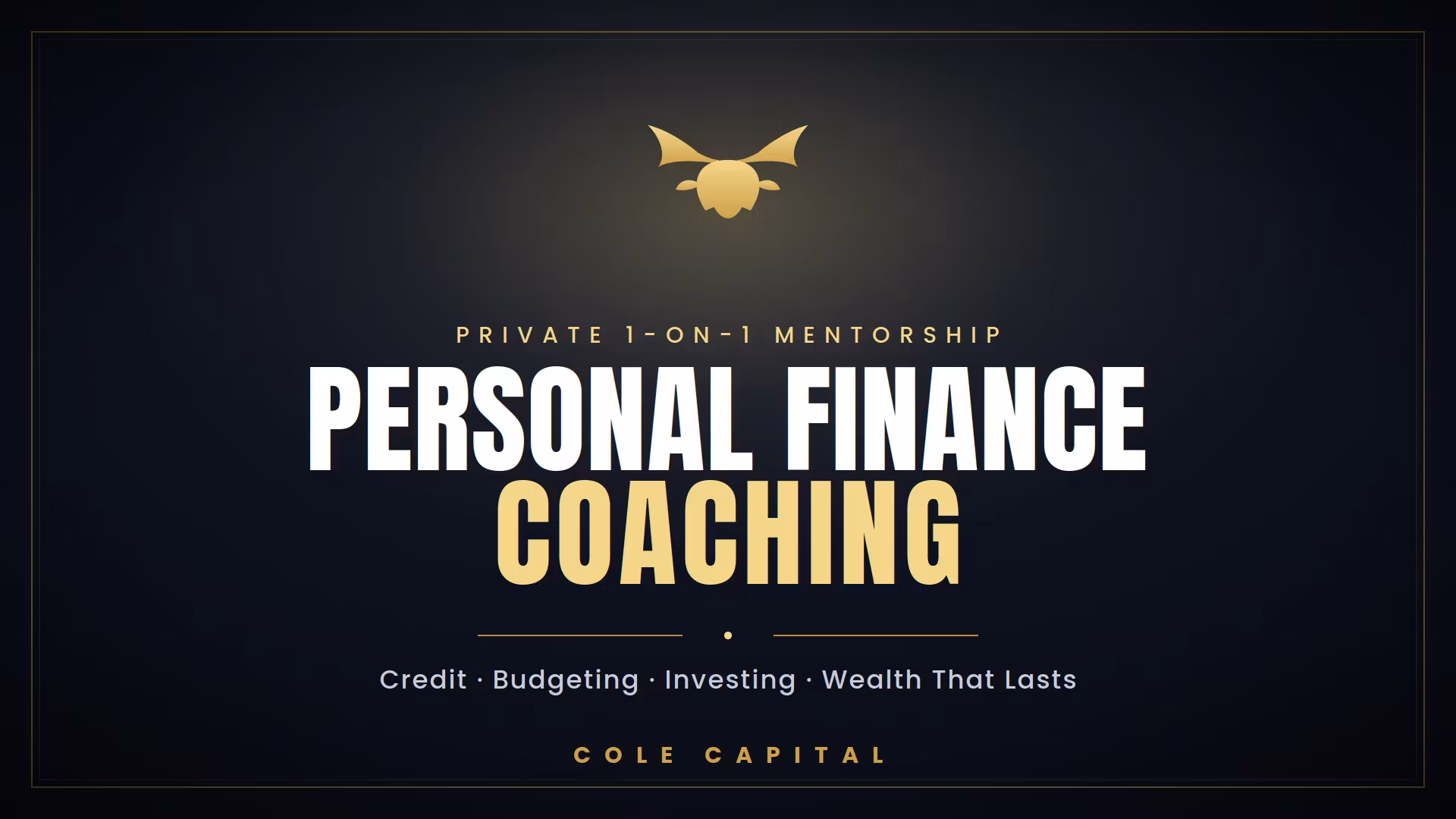 1on1 Personal Finance Coaching 