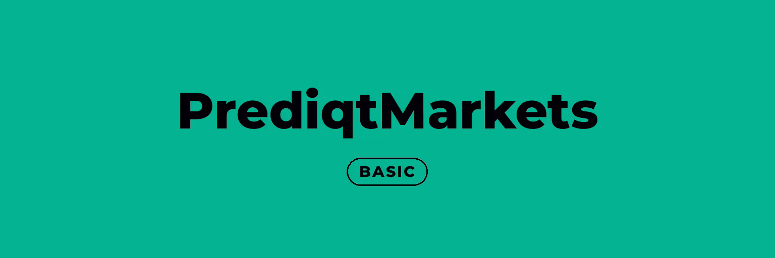 PrediqtMarkets - Basic **COMING SOON**