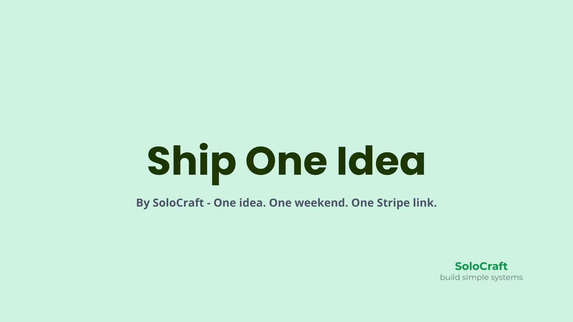 SoloCraft