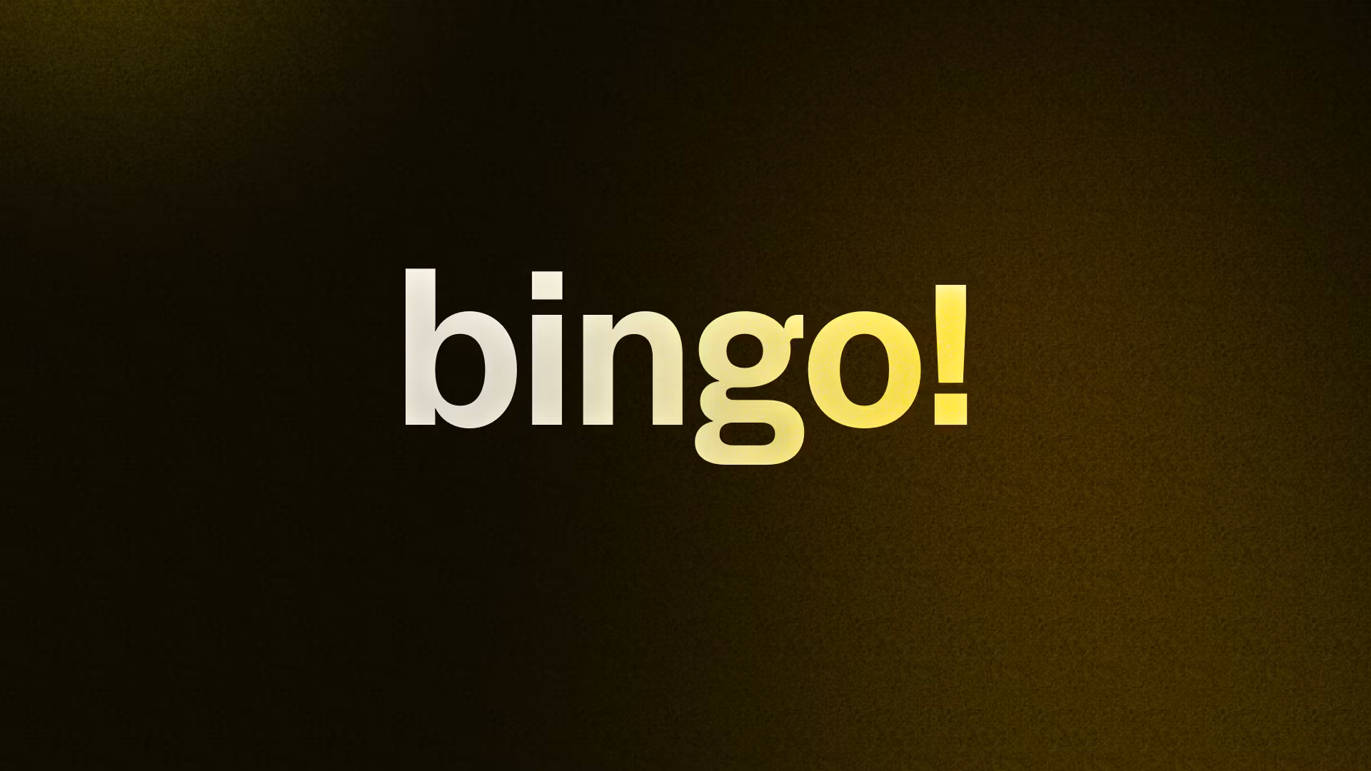 bingo!