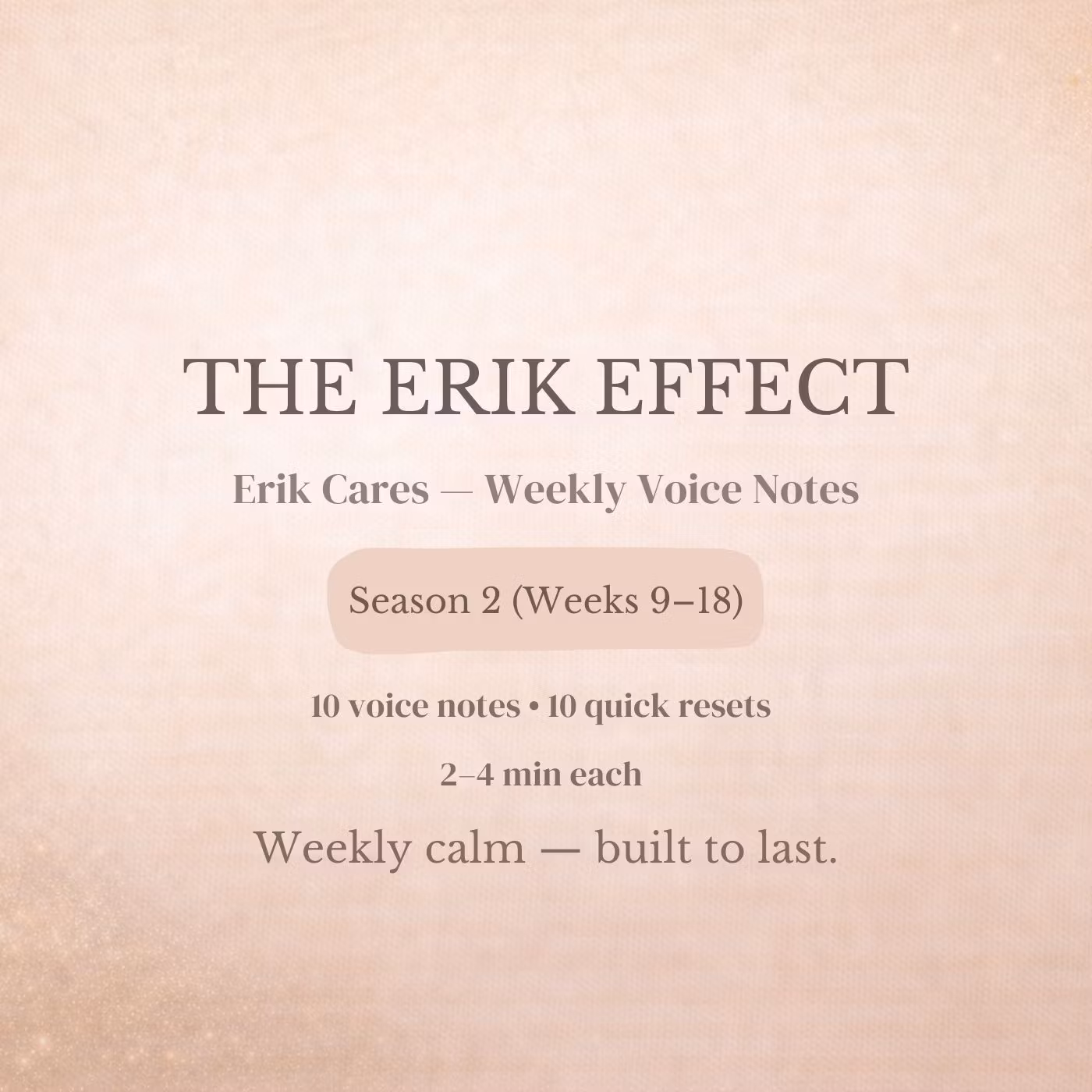The Erik Effect  - Season 2