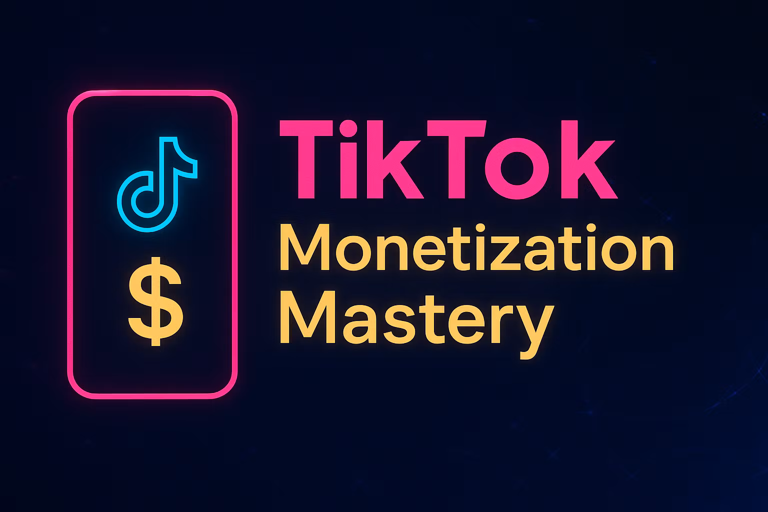 TikTok Monetization Mastery 💸