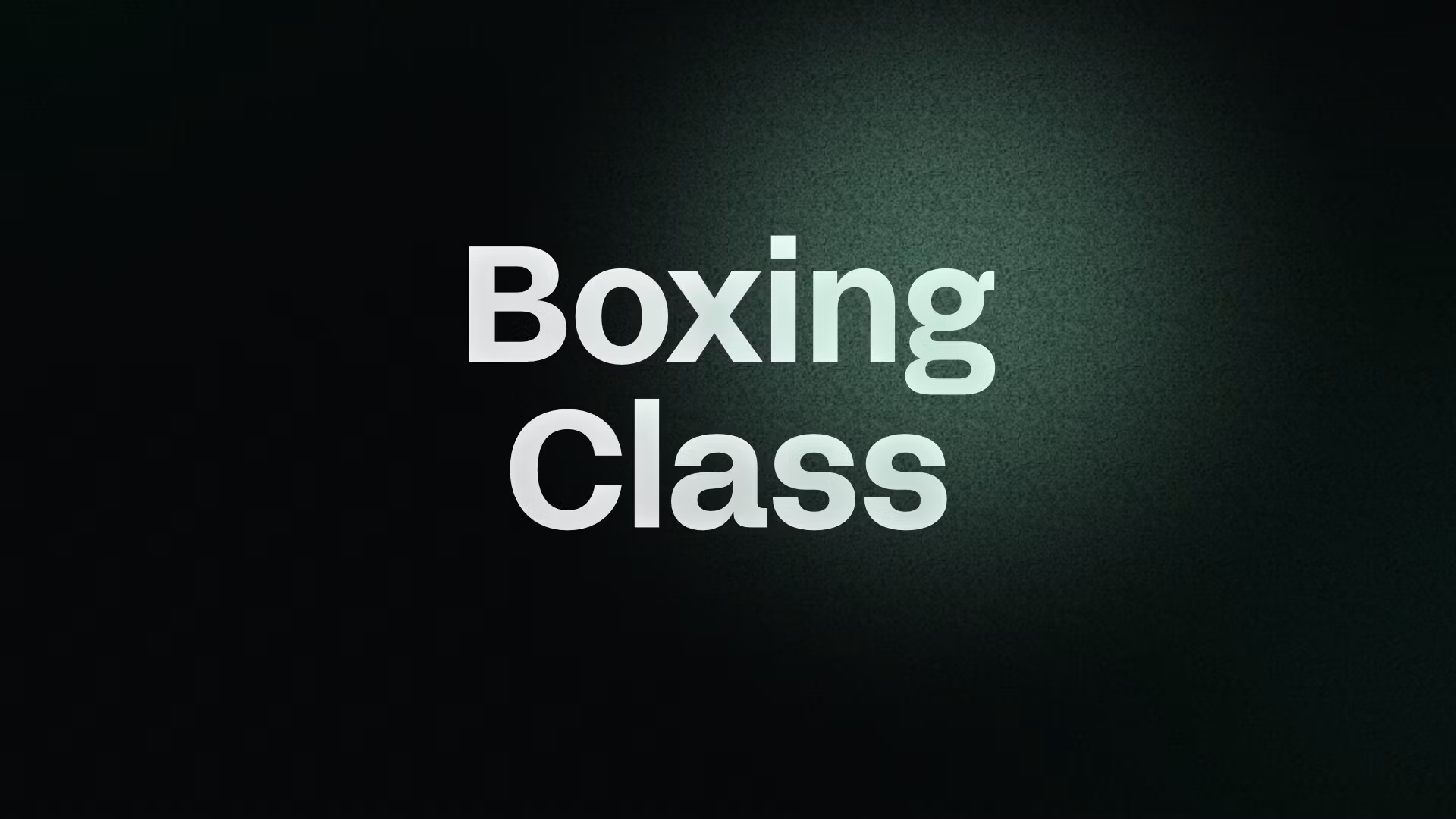 Boxing Class – XTM Box Club