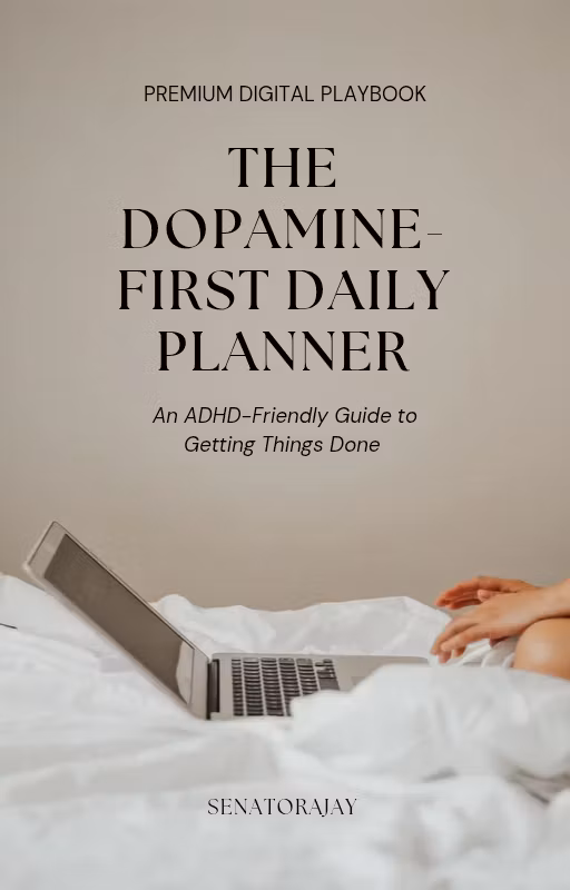The Dopamine-First Daily Planner: An ADHD-Friendly Guide to Getting Things Done