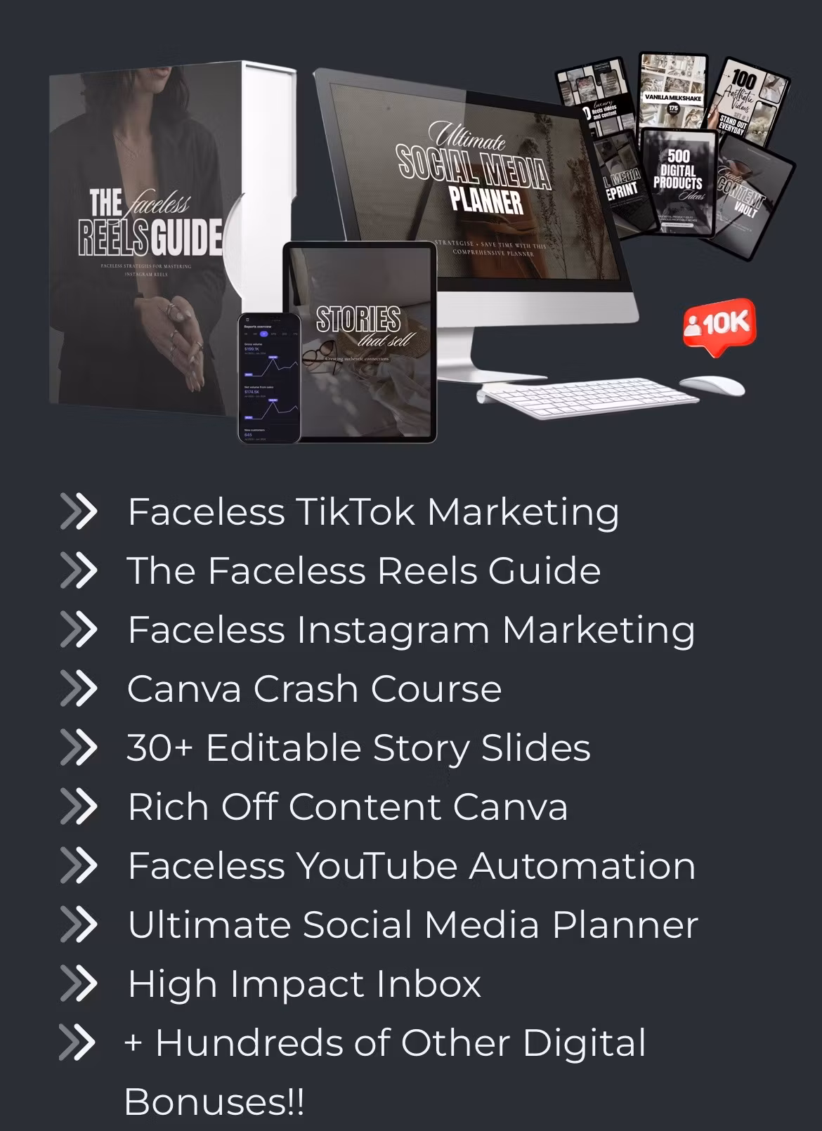 "Faceless Social Media Kit”