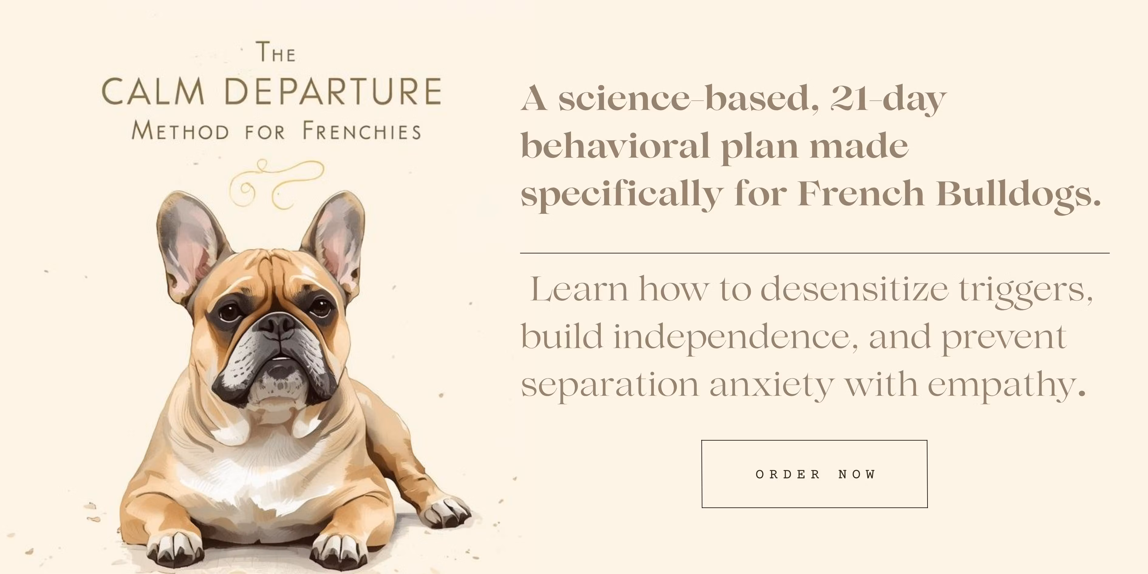The Calm Departure Method For Frenchies