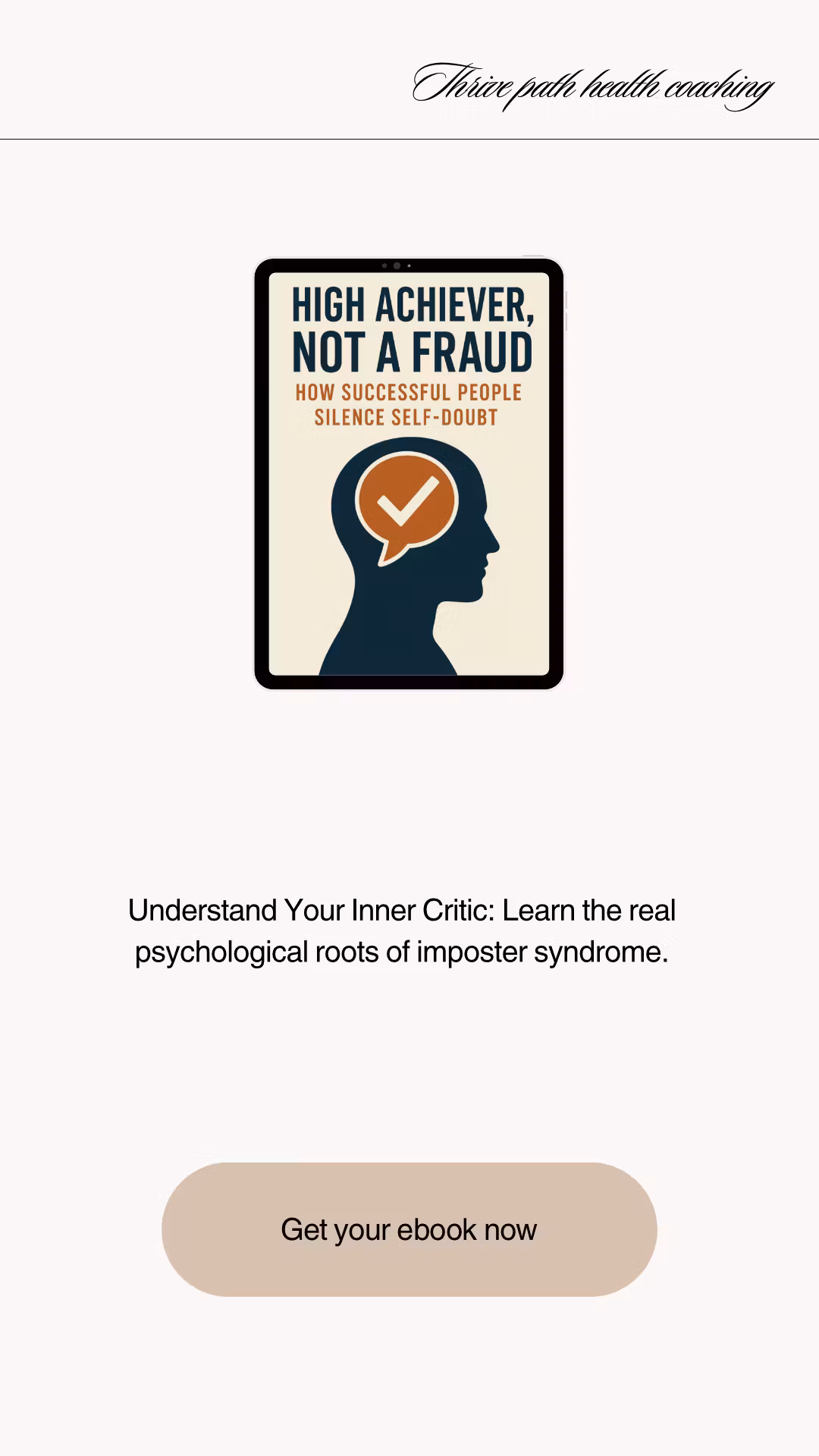 HIGH ACHIEVER, NOT A FRAUD