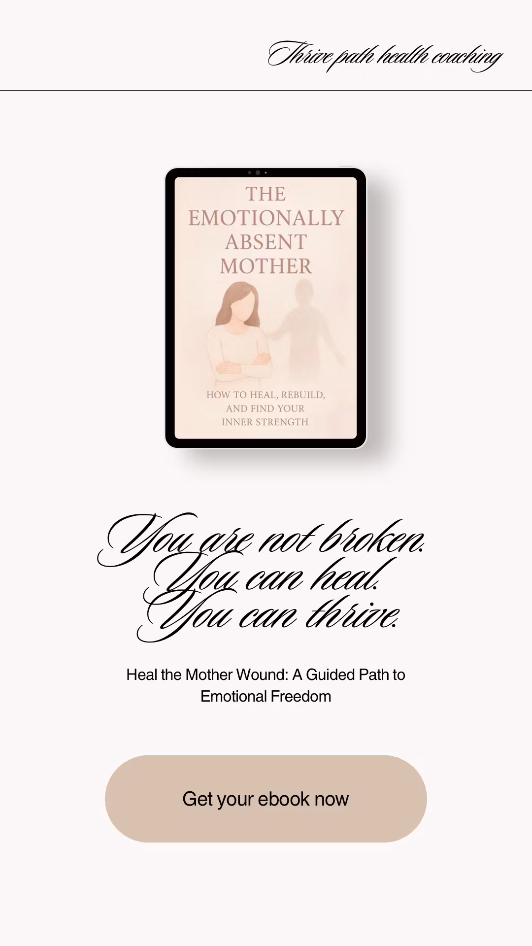 The emotionally absent mother