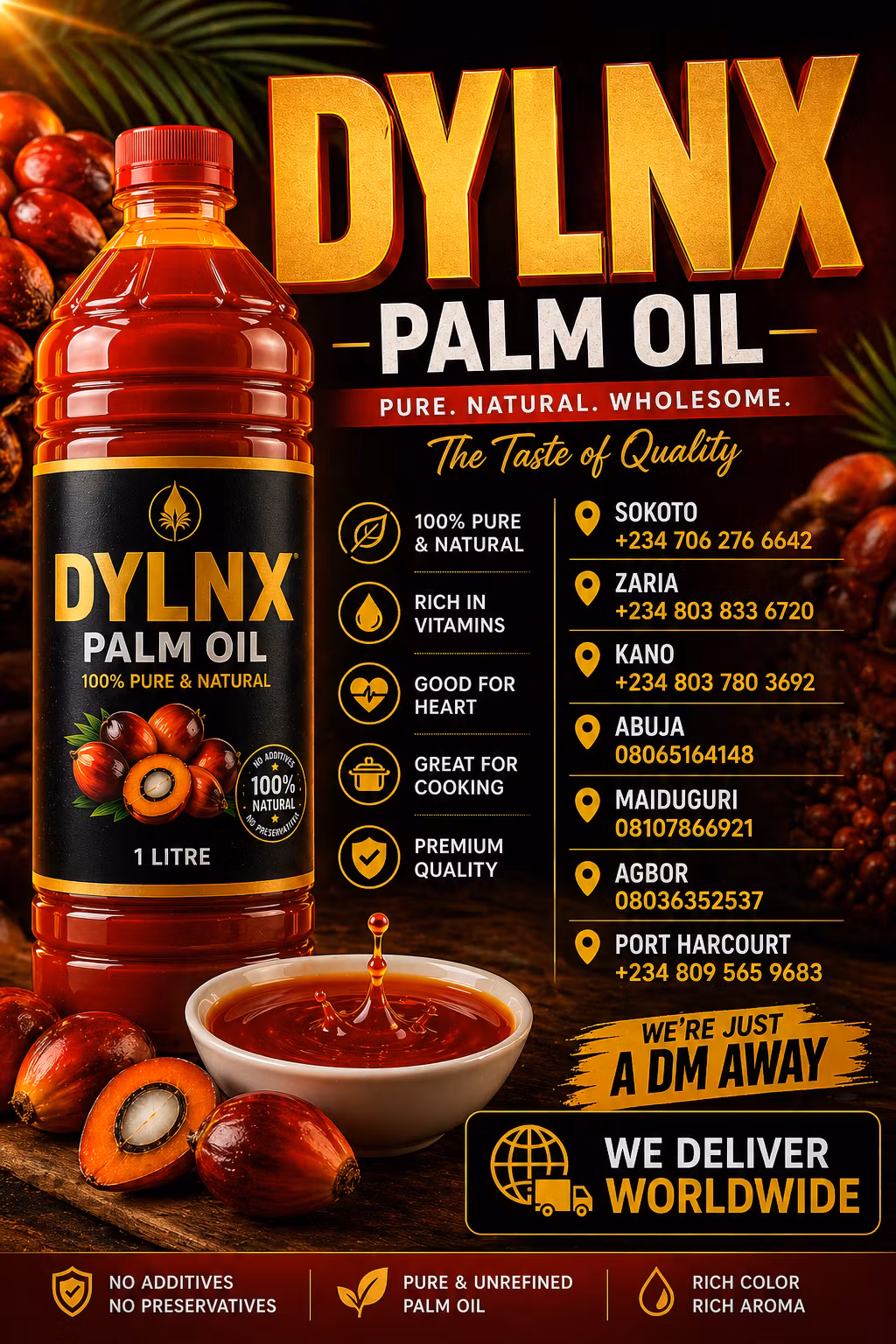 quality palm oil freshly sourc