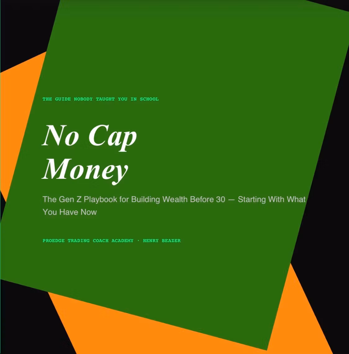 No Cap Money