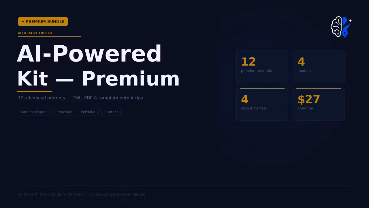 AI-Powered Kit — Premium Bundle