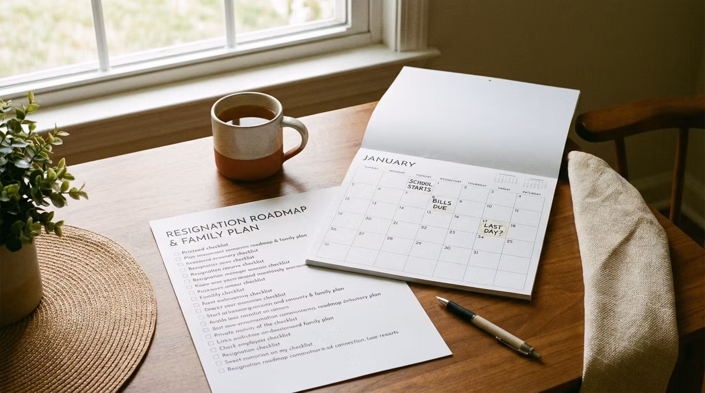 Parents Planning A Safe Resignation