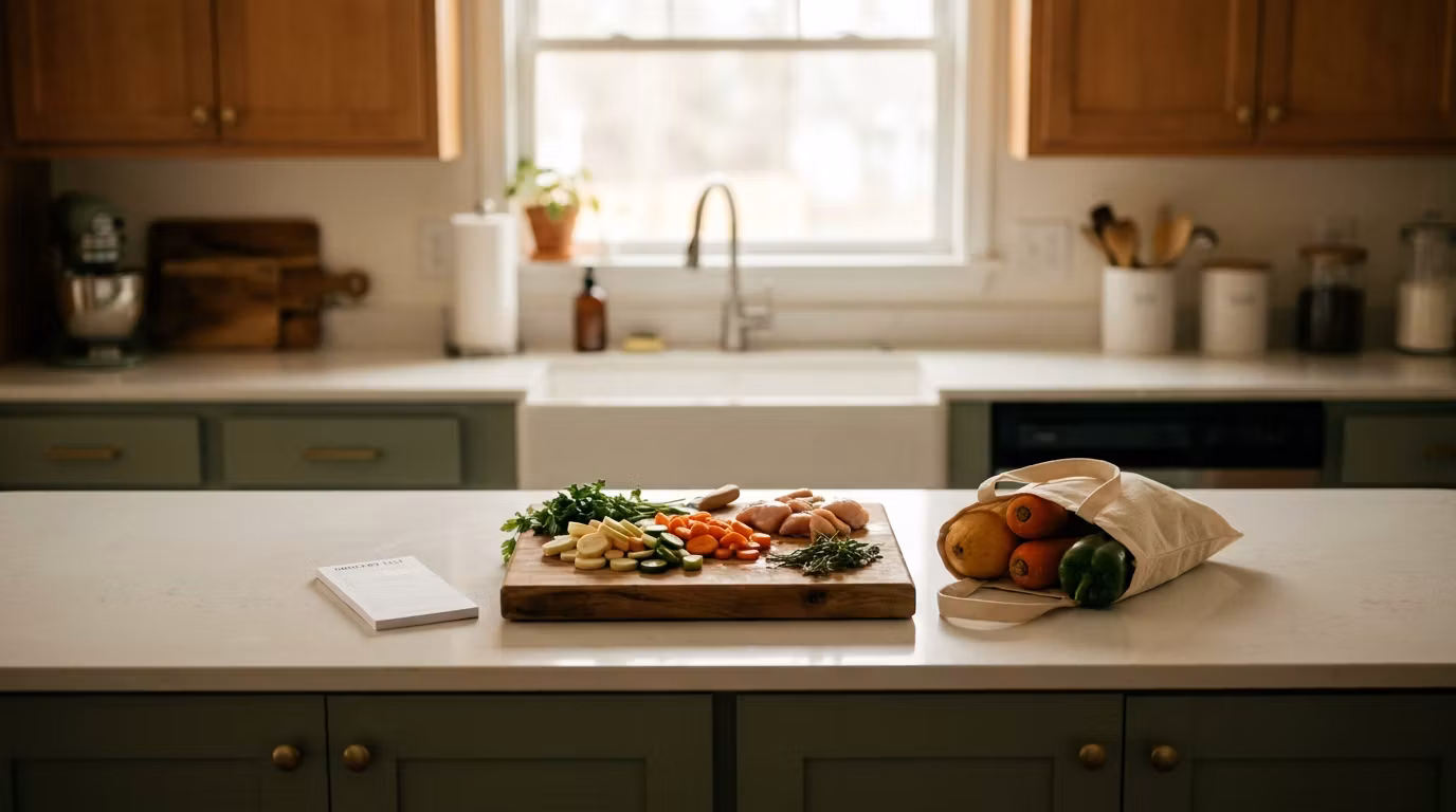 Families Cooking High Protein Dinners