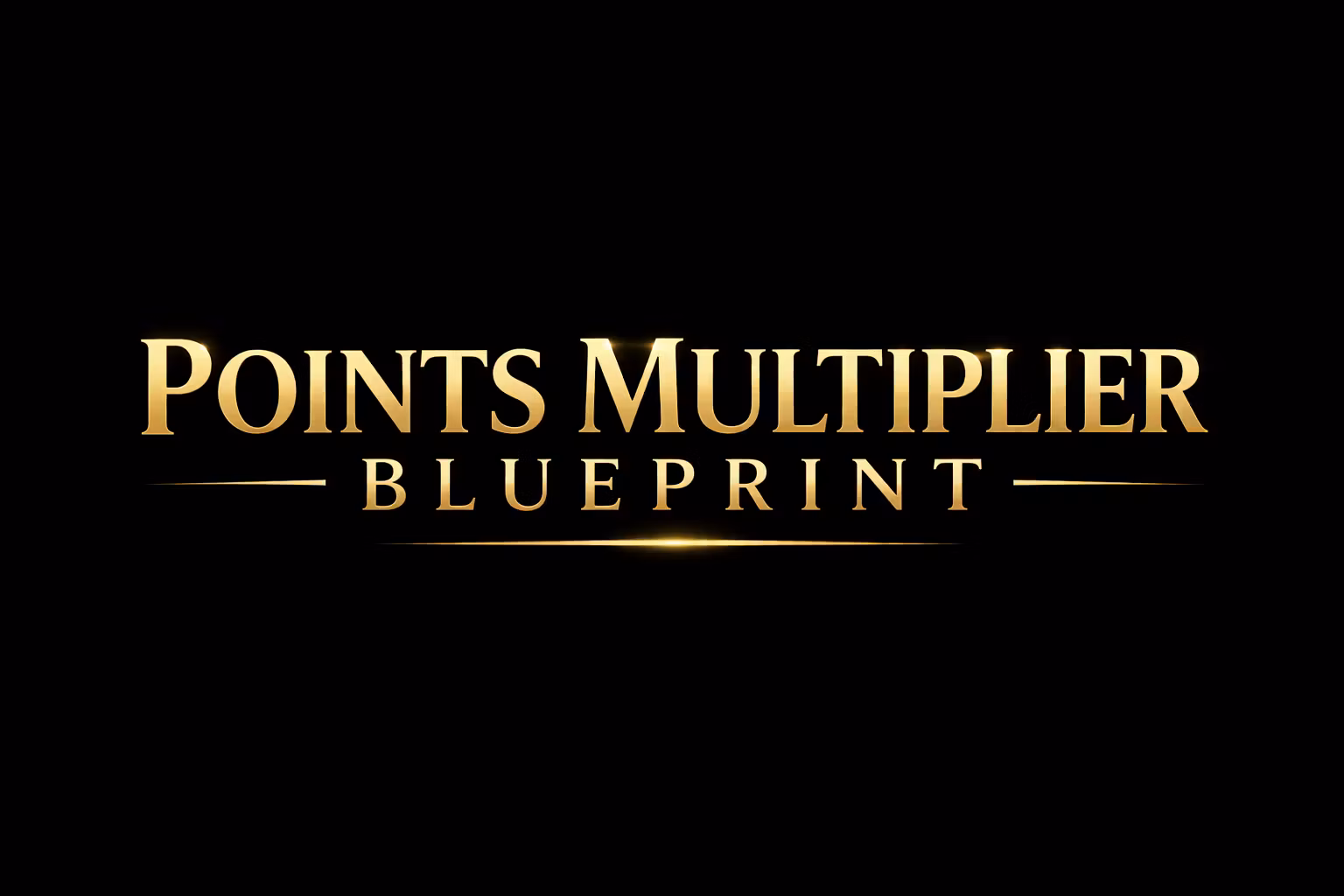 Points Multiplier Blueprint