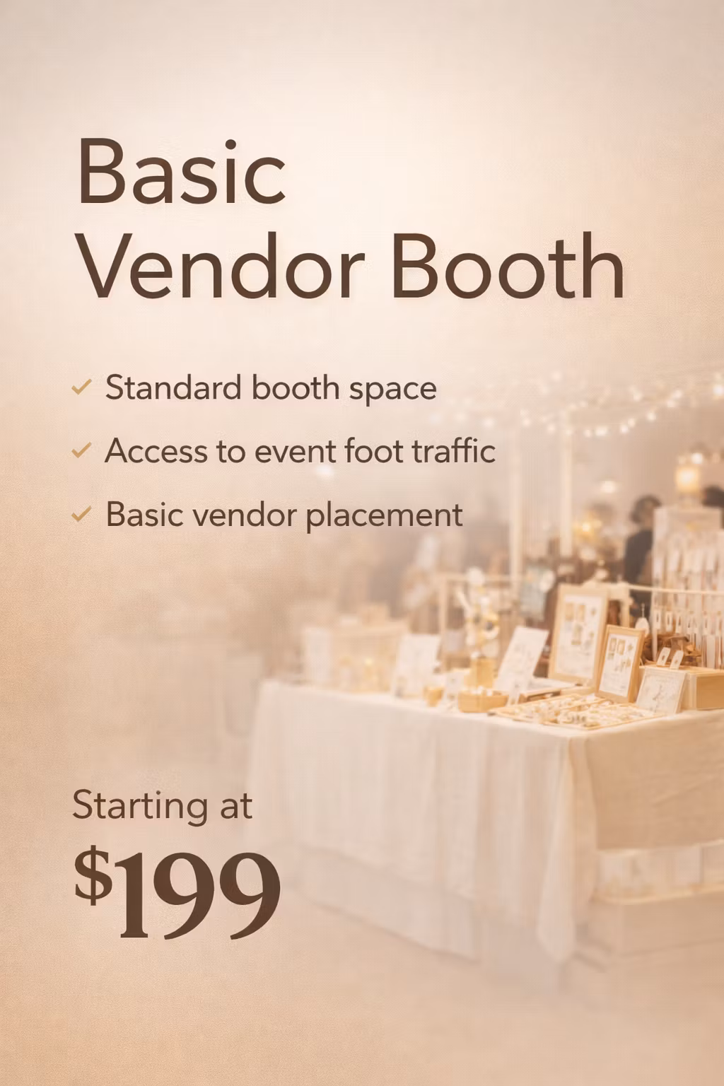 Basic Vendor Booth