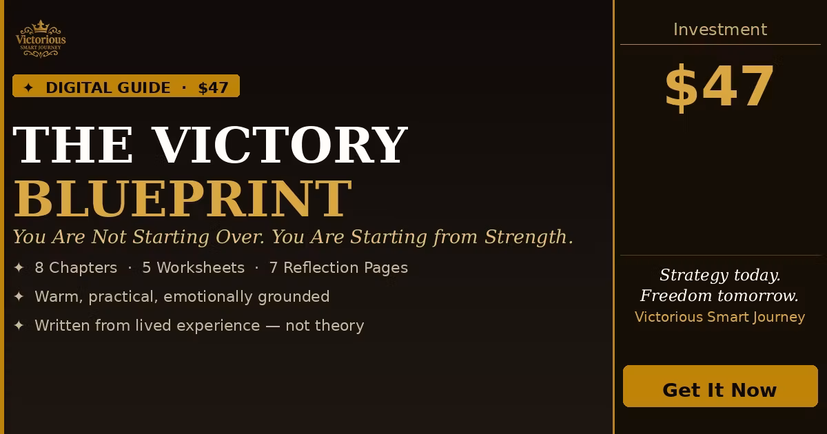 The Victory Blueprint: Your Financial Comeback Plan