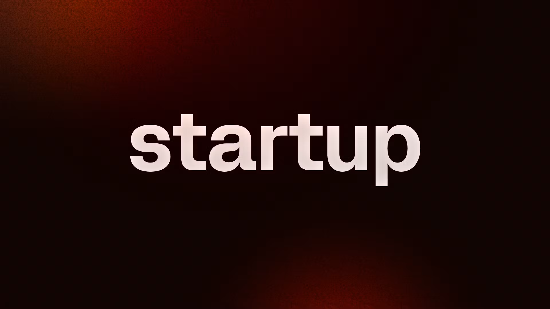startup