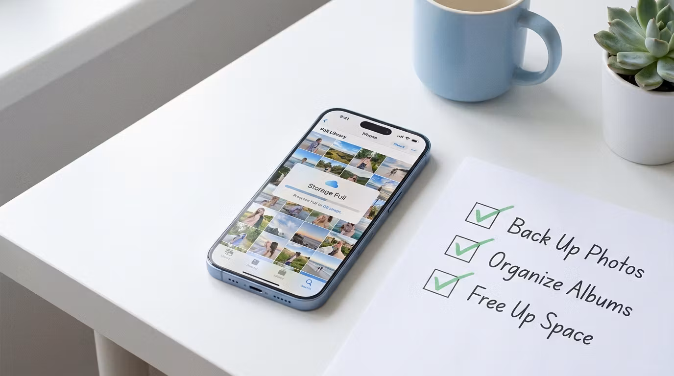 Non Tech Adults Organising Phone Photos Without Losing Memories