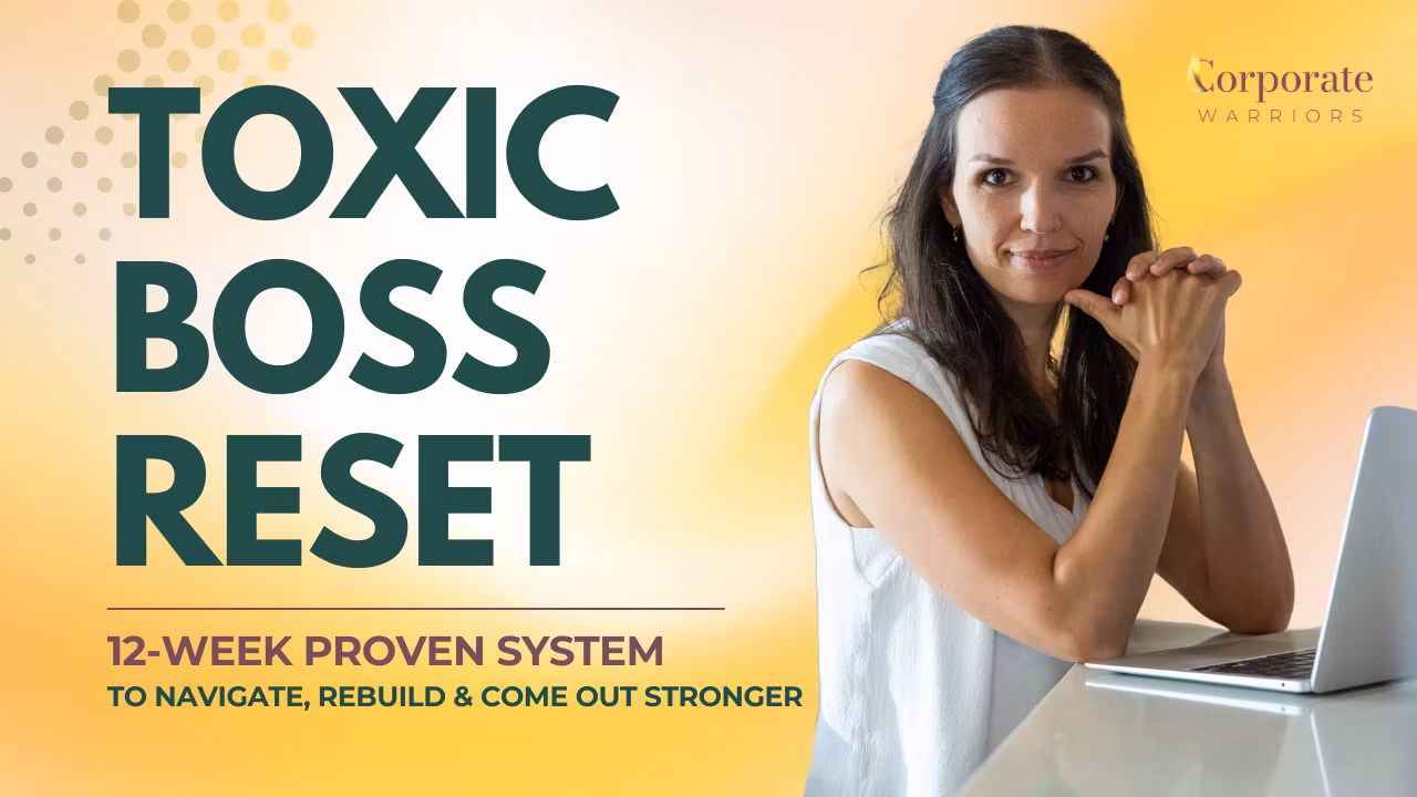 12-Week Group Coaching w/ Fela Rosa: Toxic Boss Reset